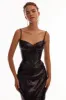 Sensational spaghetti straps sequined black corset sold by Milla