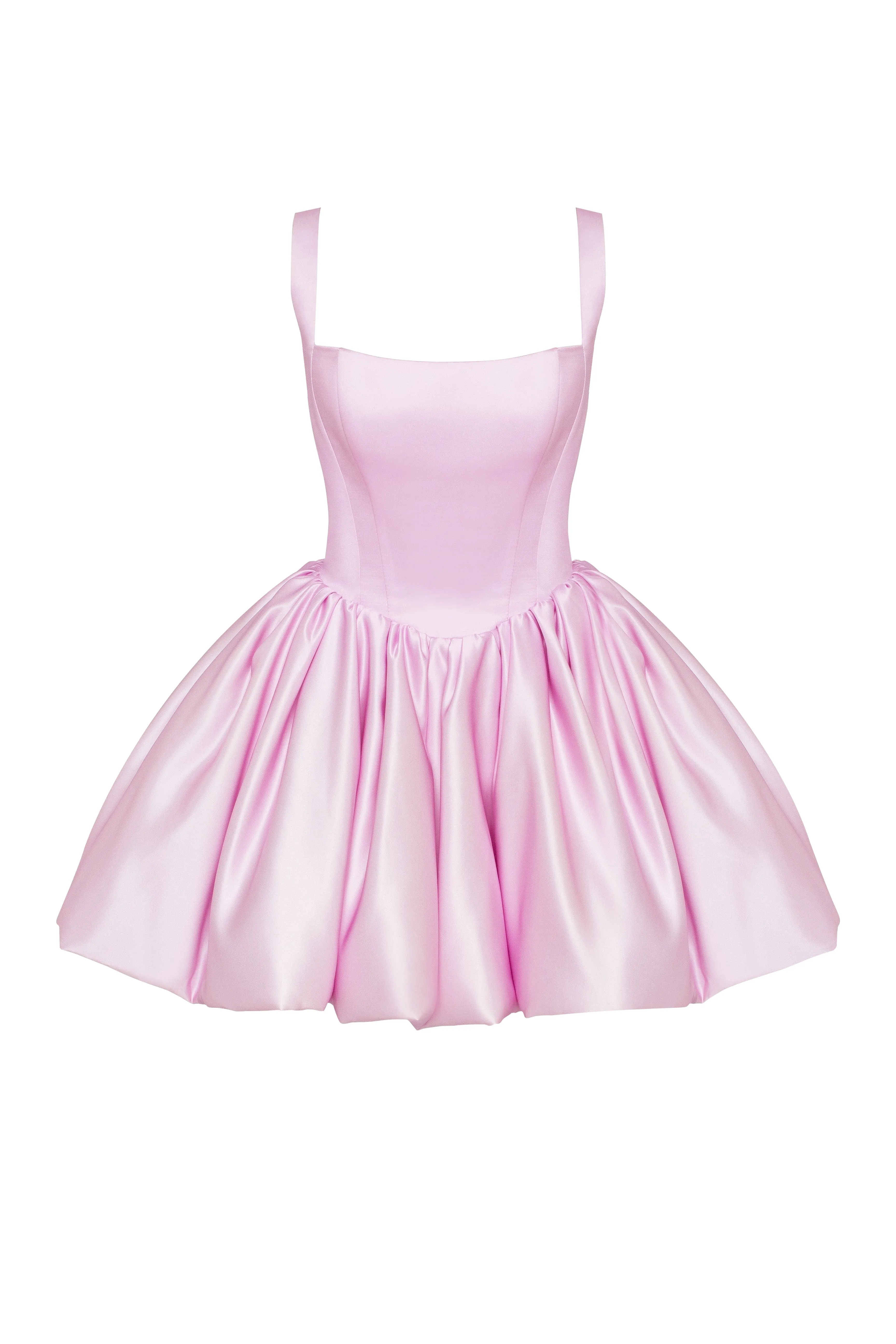Adorable pink mini dress with puffy skirt, Glow-Up sold by Milla