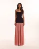 Black&Pink dress with a pleated skirt, Parisienne sold by Milla