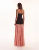 Black&Pink dress with a pleated skirt, Parisienne sold by Milla