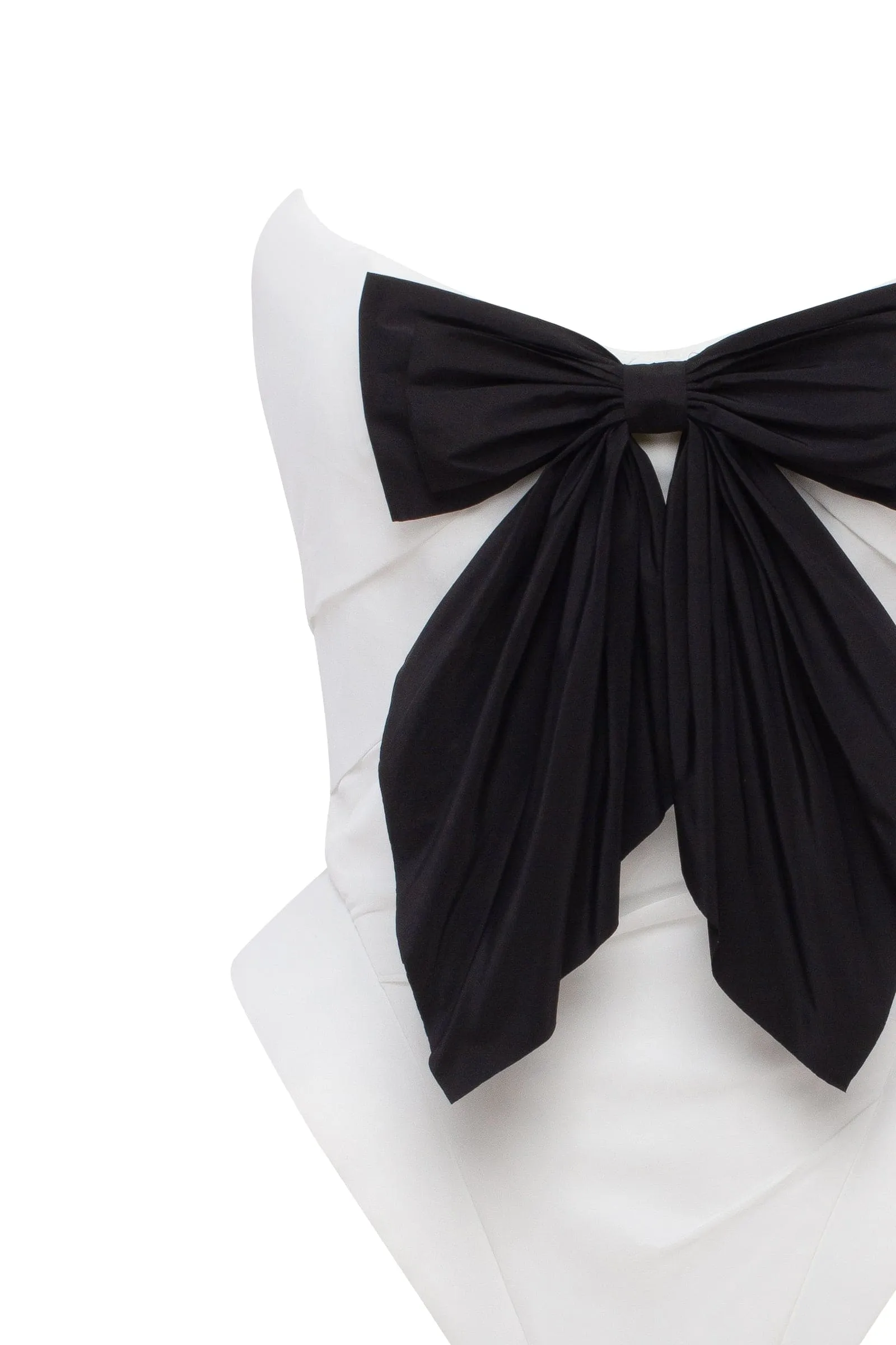 Sleeveless white corset with detachable bow, Parisienne sold by Milla product image thumbnail 5