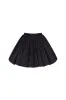 Ballon taffeta black mini skirt, Parisienne sold by Milla