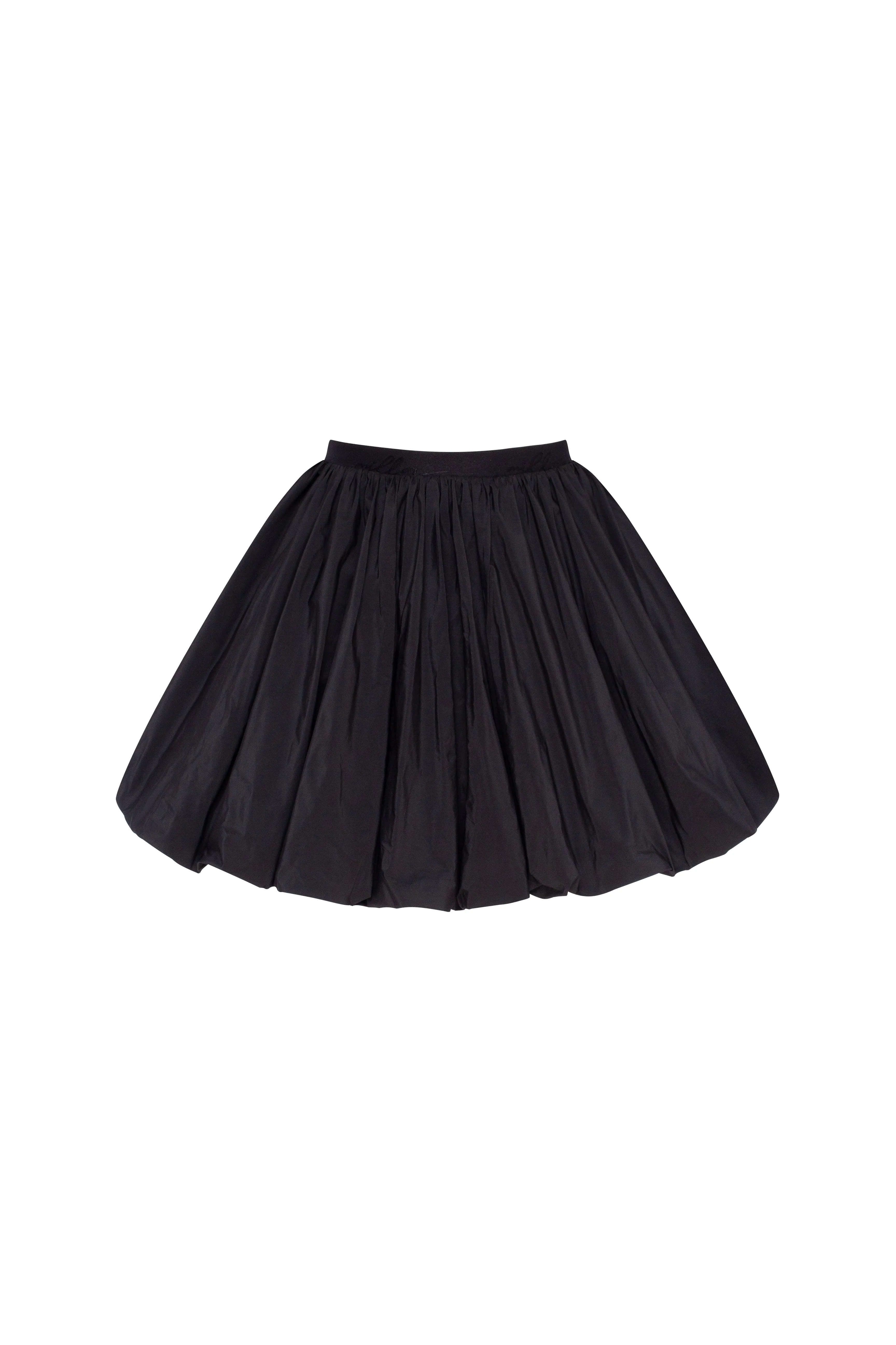 Ballon taffeta black mini skirt, Parisienne sold by Milla