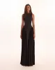 Elegant mock neck maxi dress, Parisienne sold by Milla