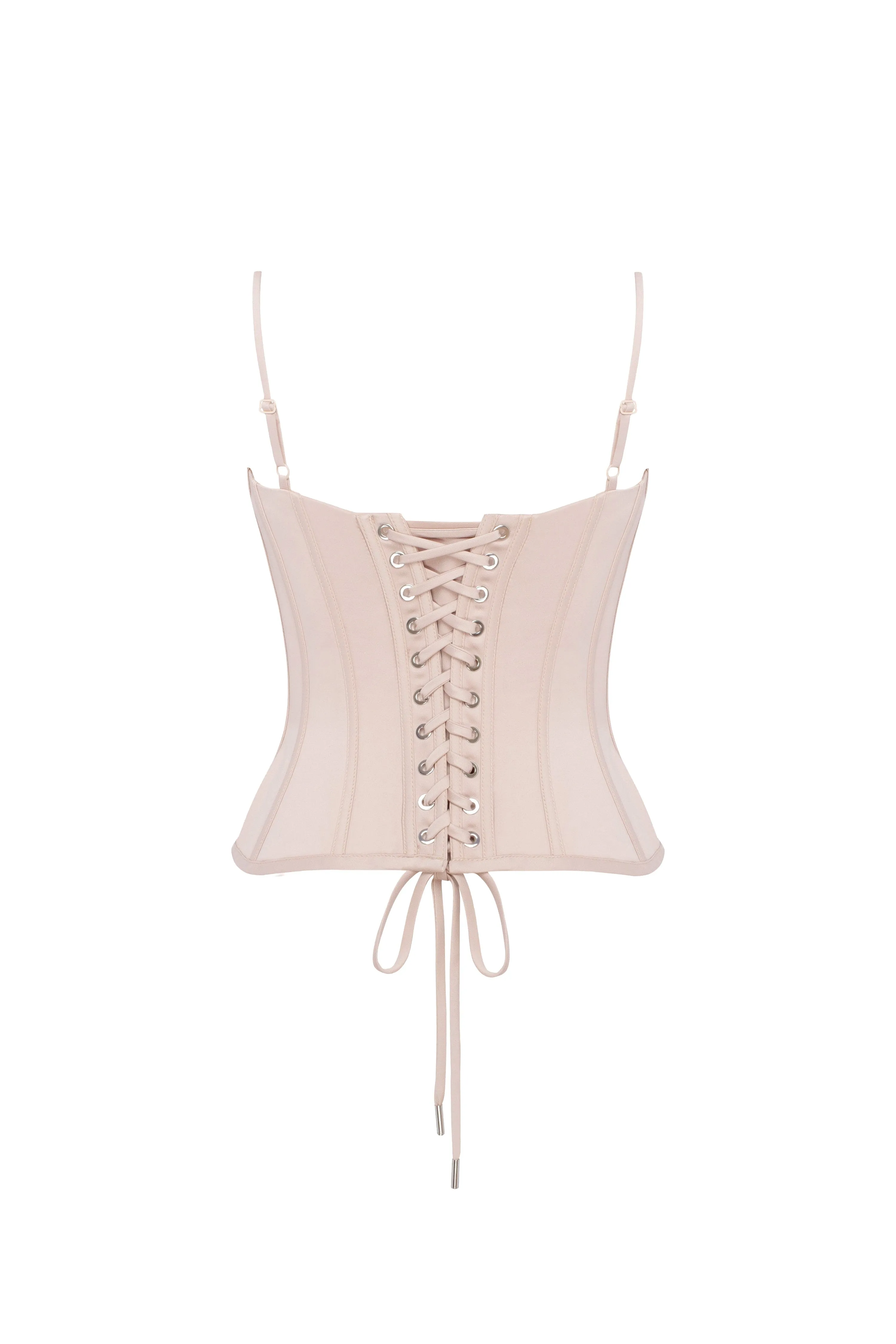 Beige sculpting lace corset, Parisienne sold by Milla product image thumbnail 3