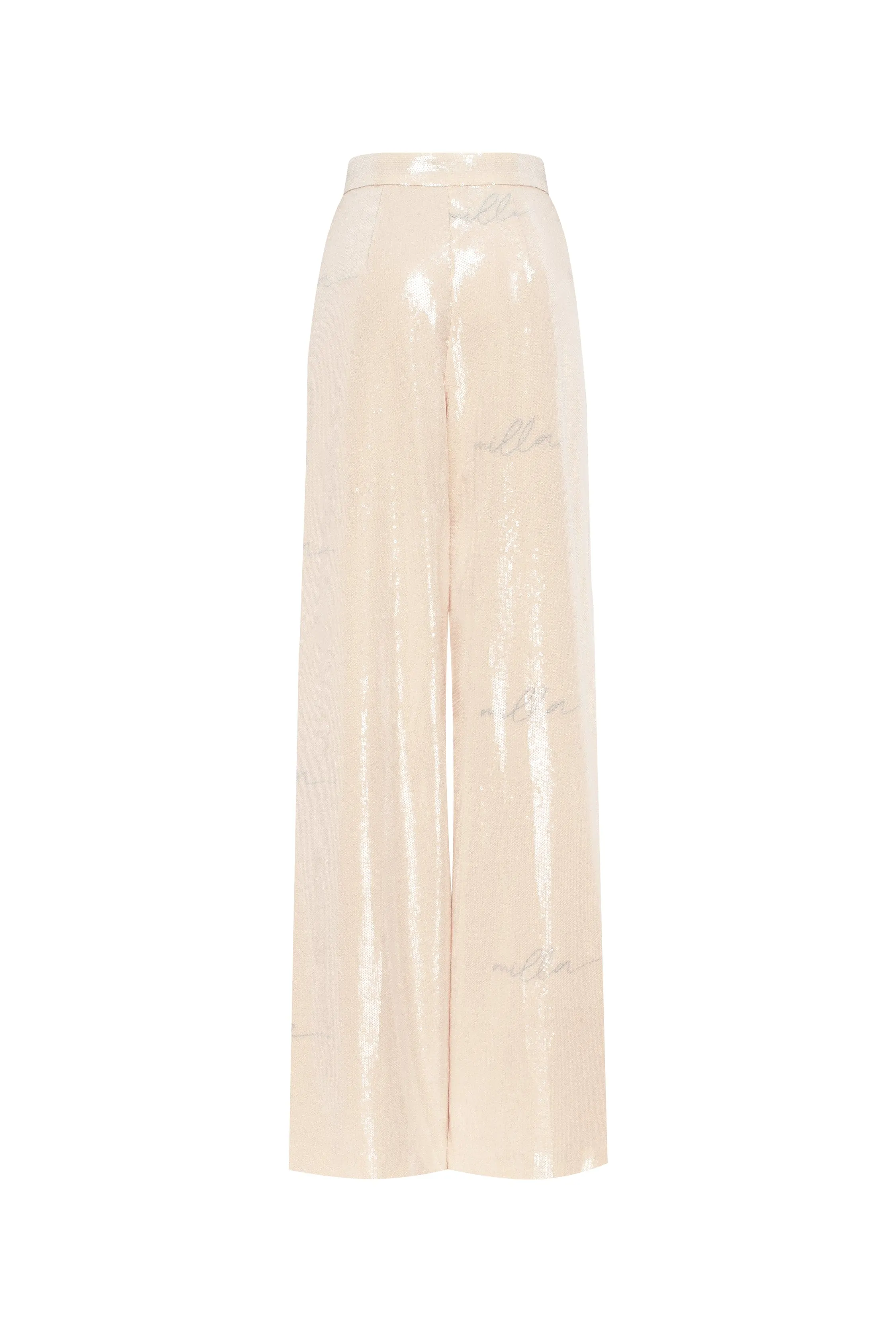 Sparkling beige trousers with Milla's signature, Xo Xo sold by Milla product image thumbnail 3