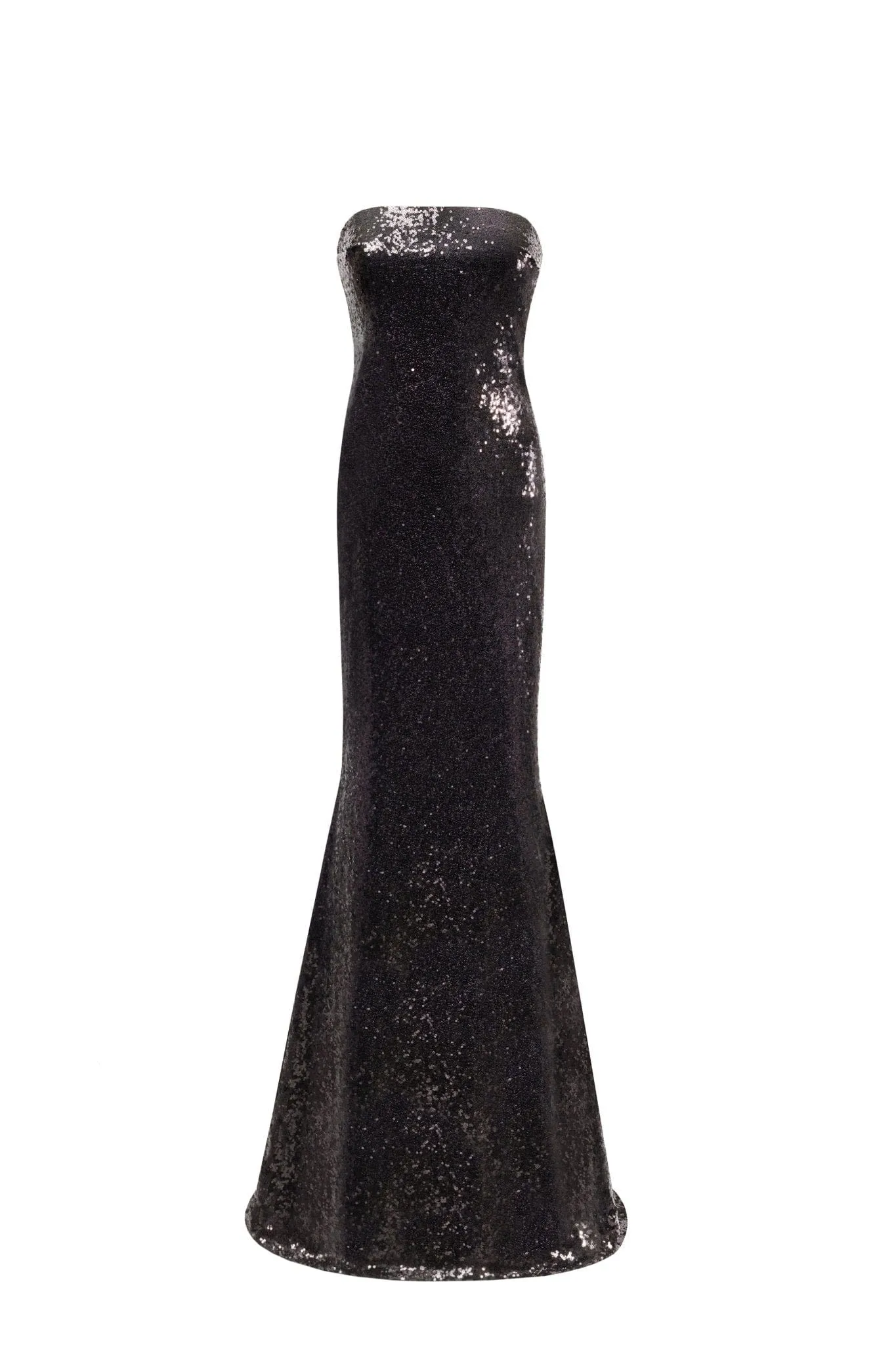 Sequined strapless maxi dress in black sold by Milla product image thumbnail 2