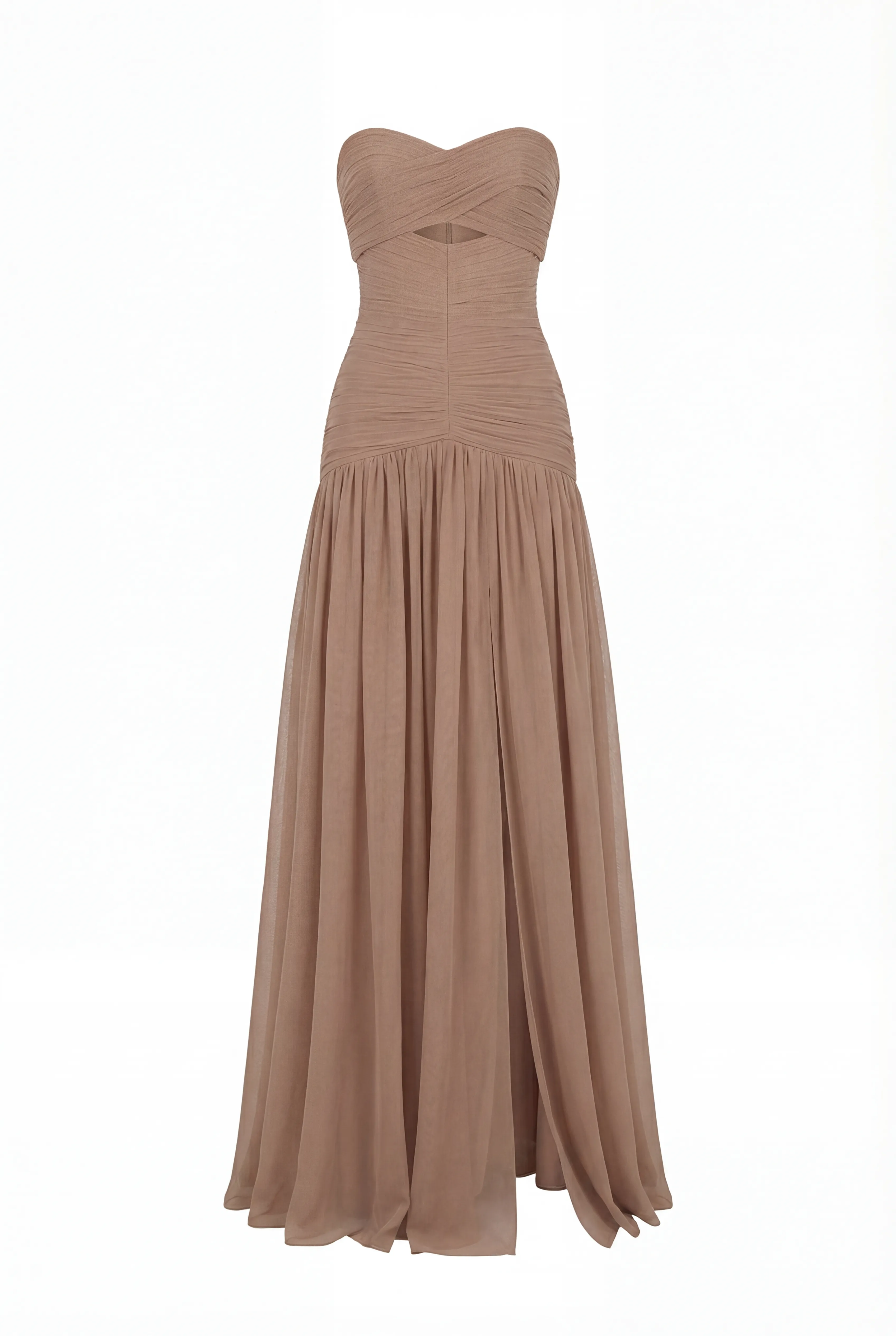 Maxi Dress in Italian Mesh with Corset Bodice sold by Milla product image thumbnail 2