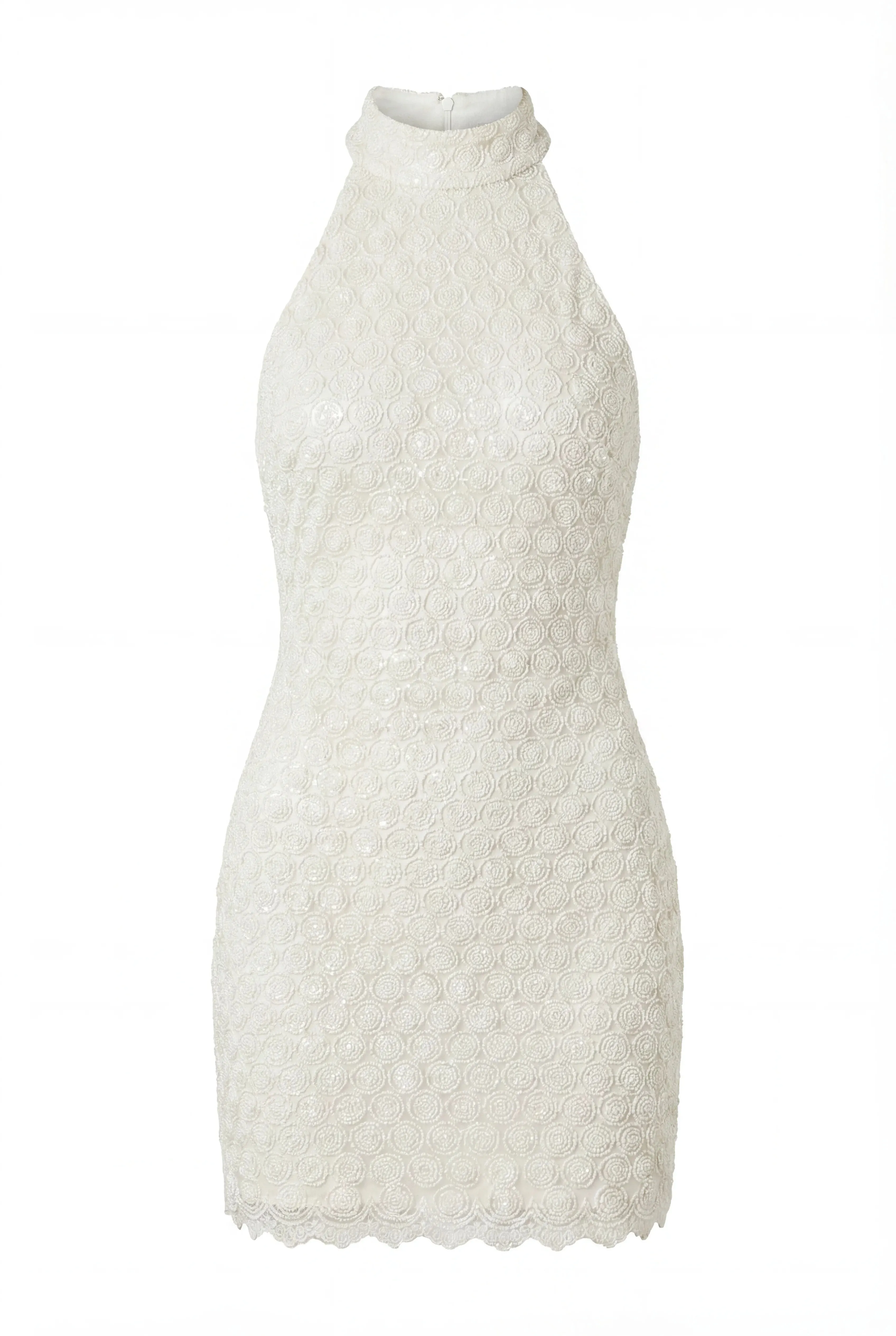 Fitted Lace Ivory Mini Dress sold by Milla product image thumbnail 2