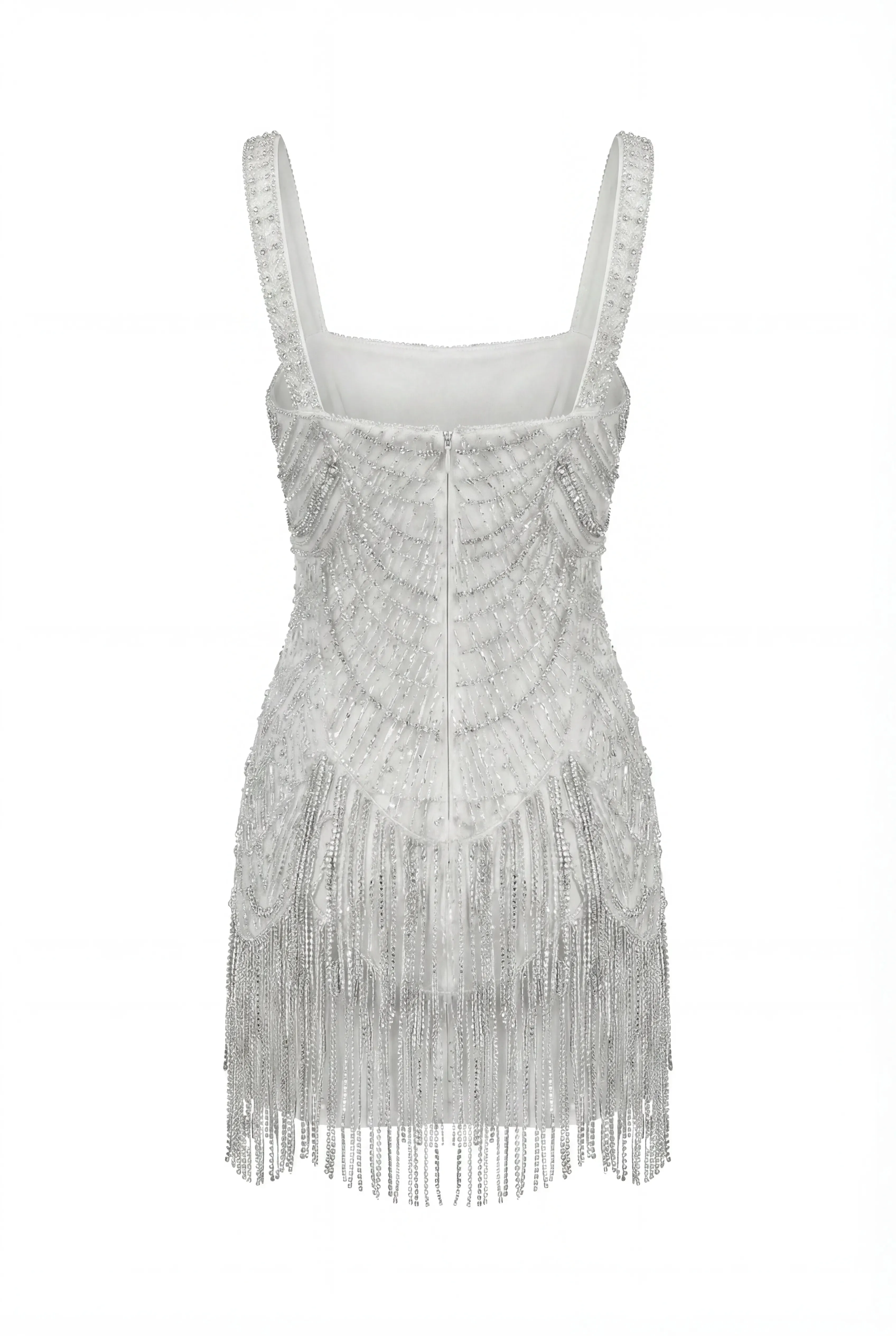 Ivory Embellished Lace Mini Dress sold by Milla product image thumbnail 4