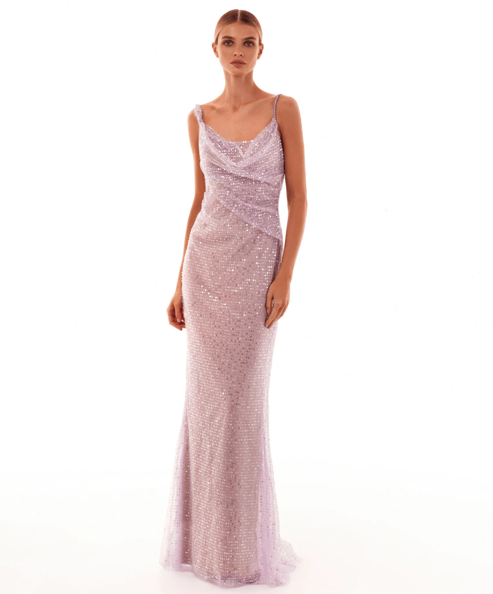 Gala lavender glittering maxi dress sold by Milla product image thumbnail 2