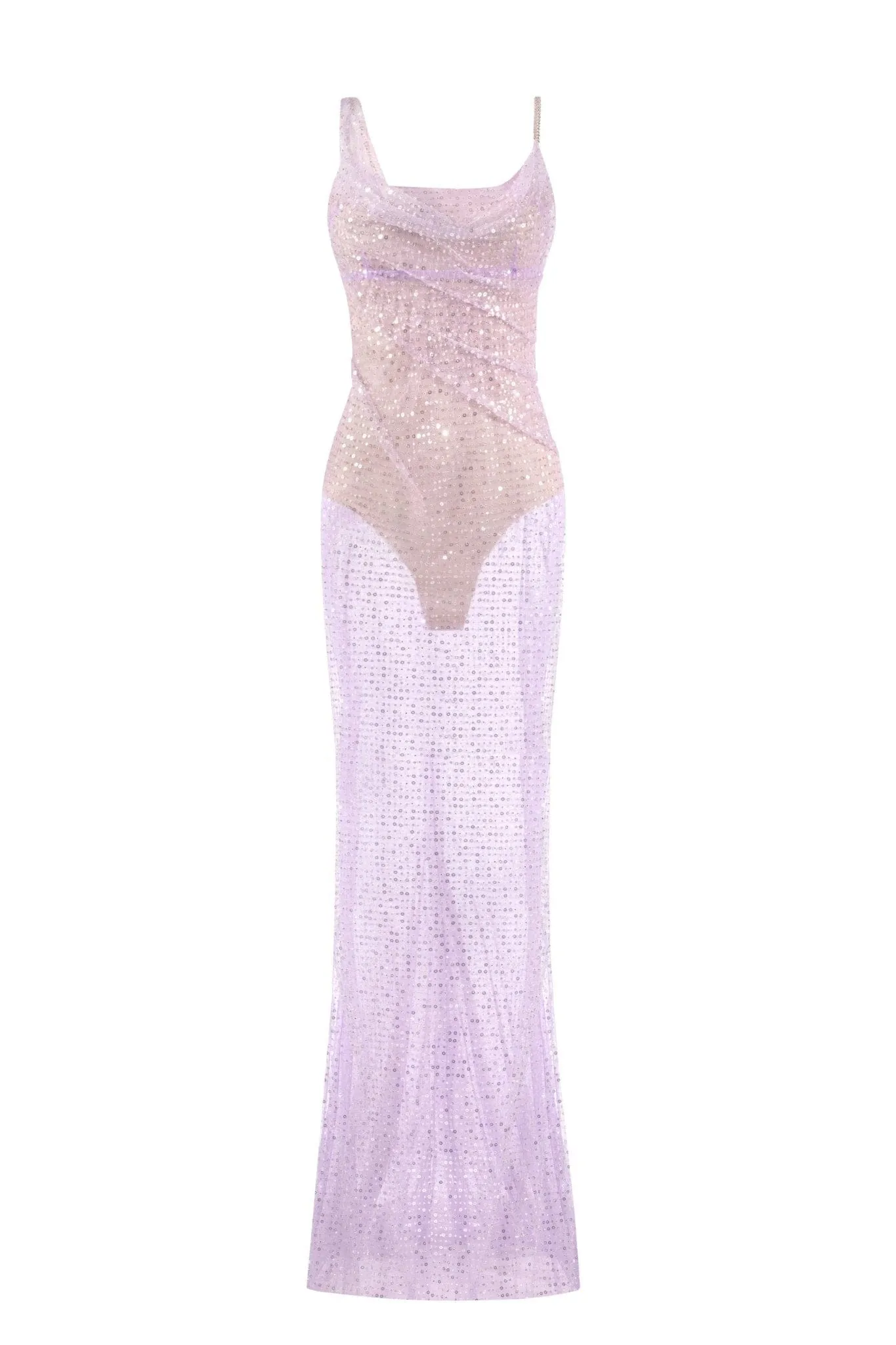 Gala lavender glittering maxi dress sold by Milla product image thumbnail 5