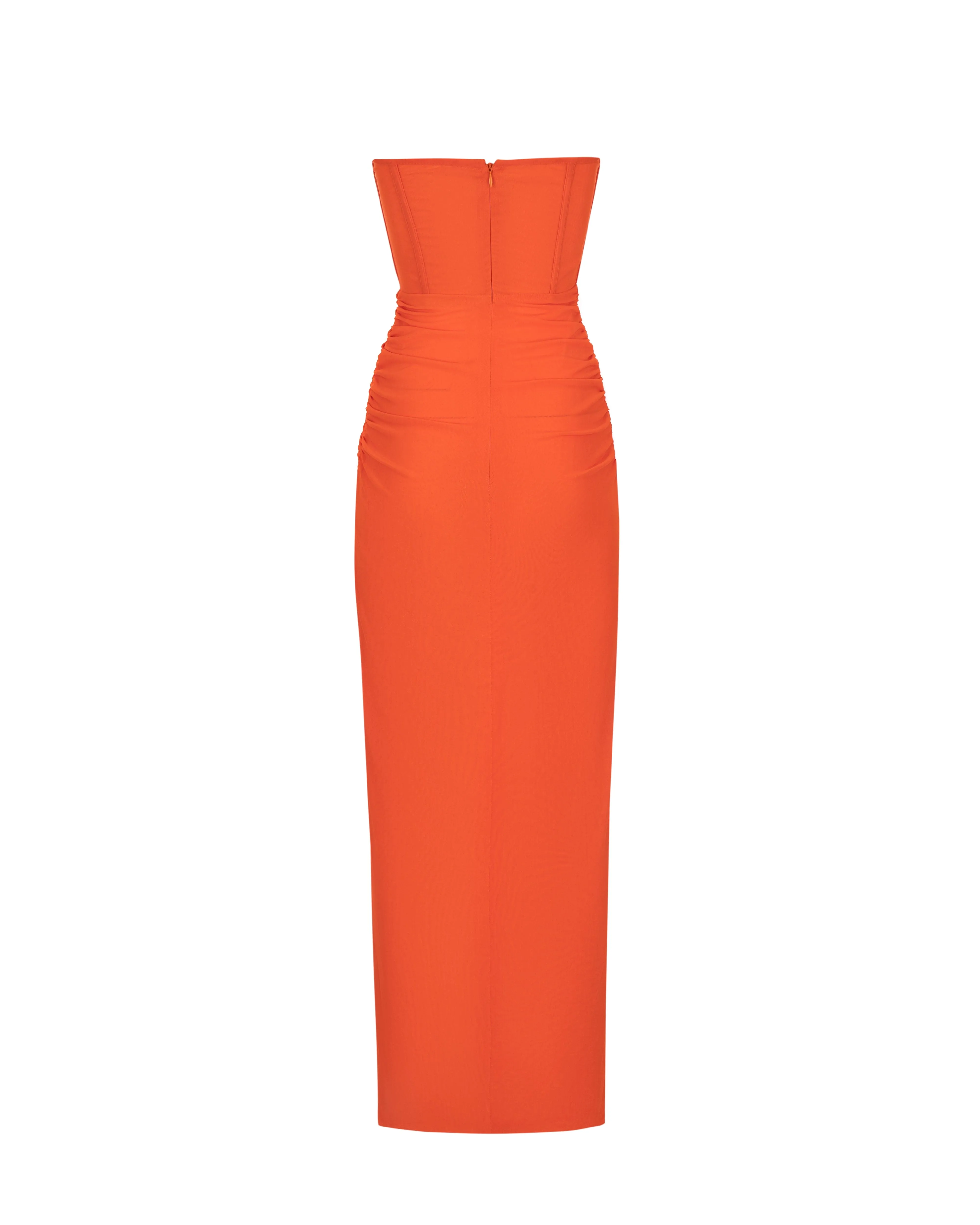 Coral blazing off-the-shoulder maxi dress sold by Milla product image thumbnail 3