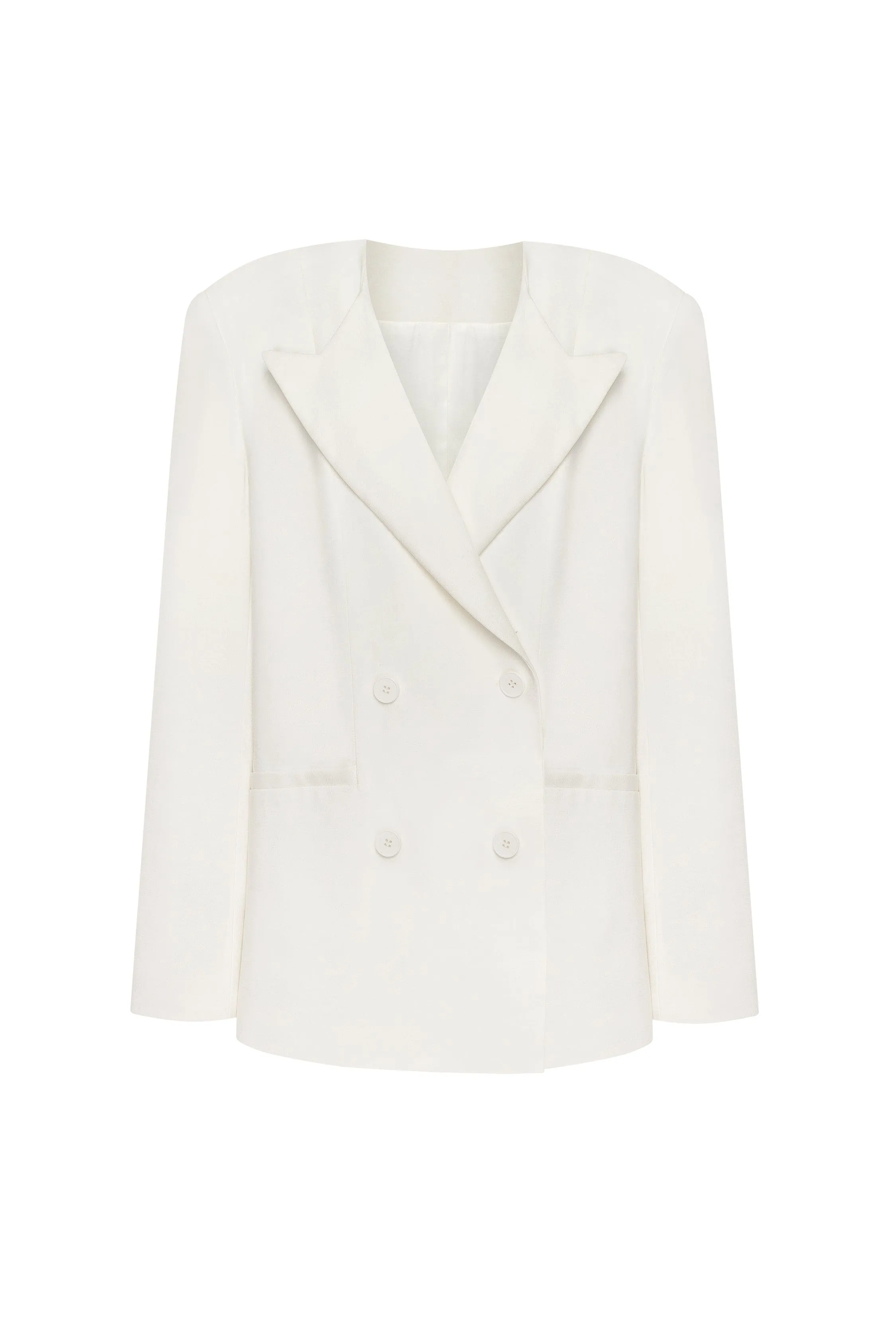 Panache white single-breasted blazer, Xo Xo sold by Milla