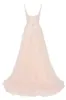 Peach Multi-Layered Tulle Gown sold by Milla