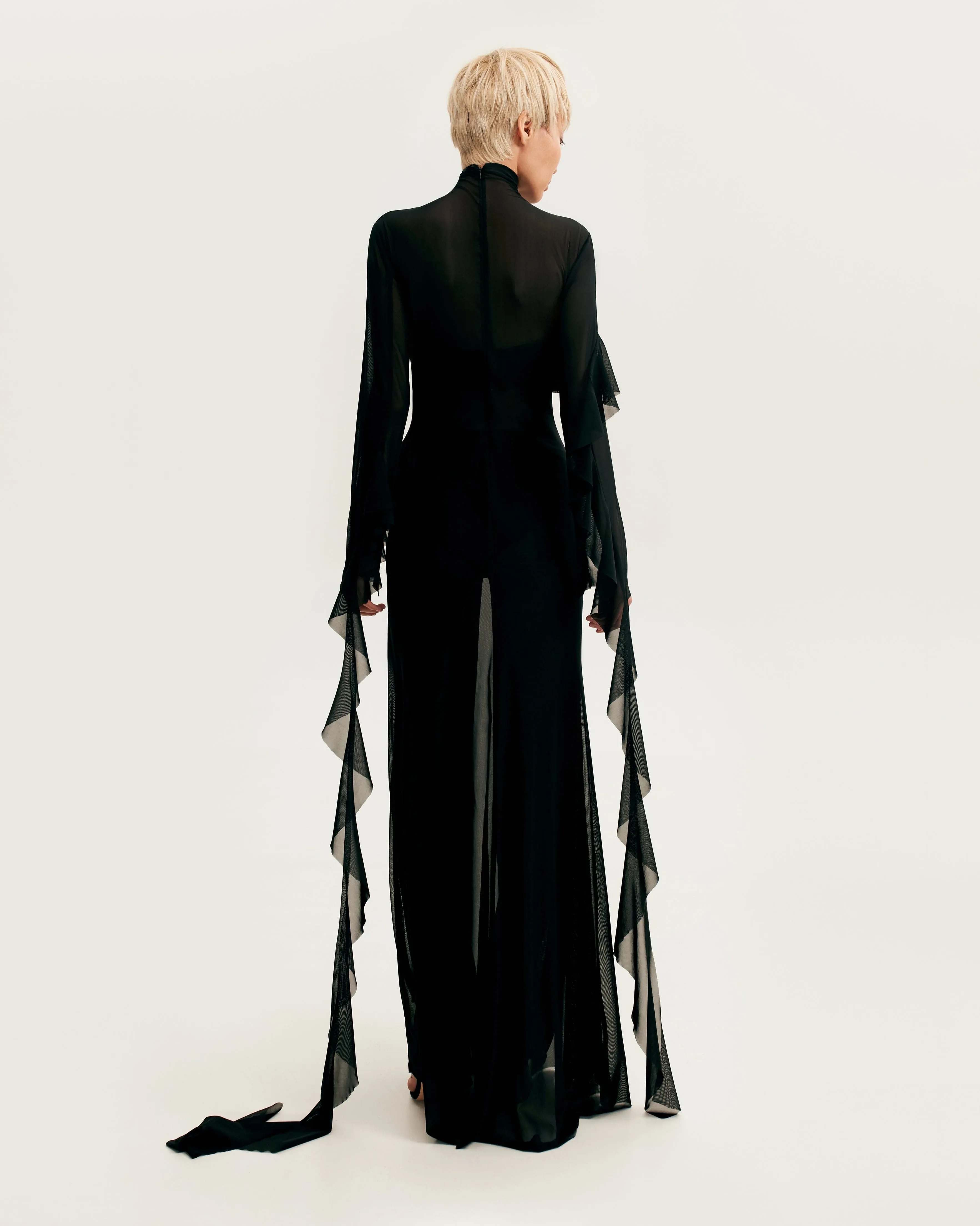 Chic sheer co-ord set in black, Xo Xo sold by Milla product image thumbnail 4