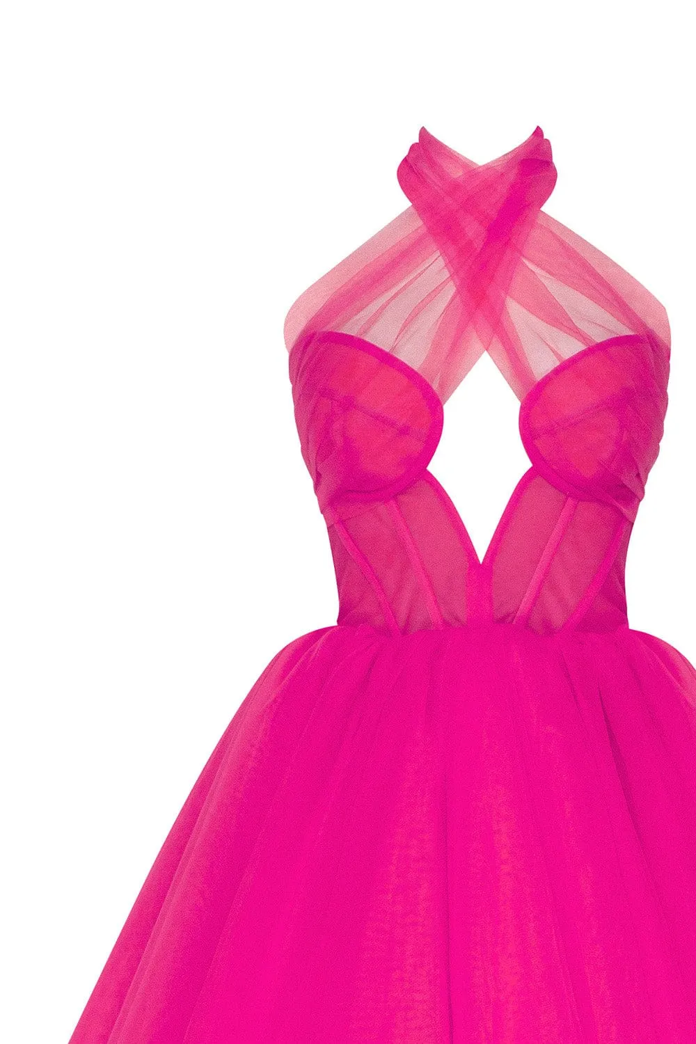 Vibrant pink mini dress sold by Milla product image thumbnail 2