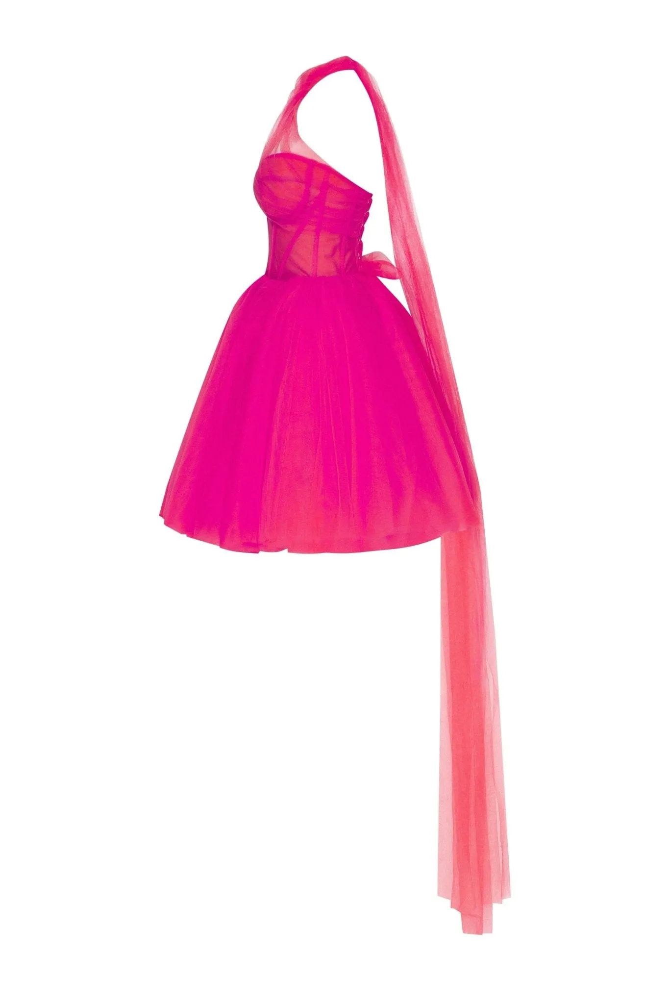 Vibrant pink mini dress sold by Milla product image thumbnail 4