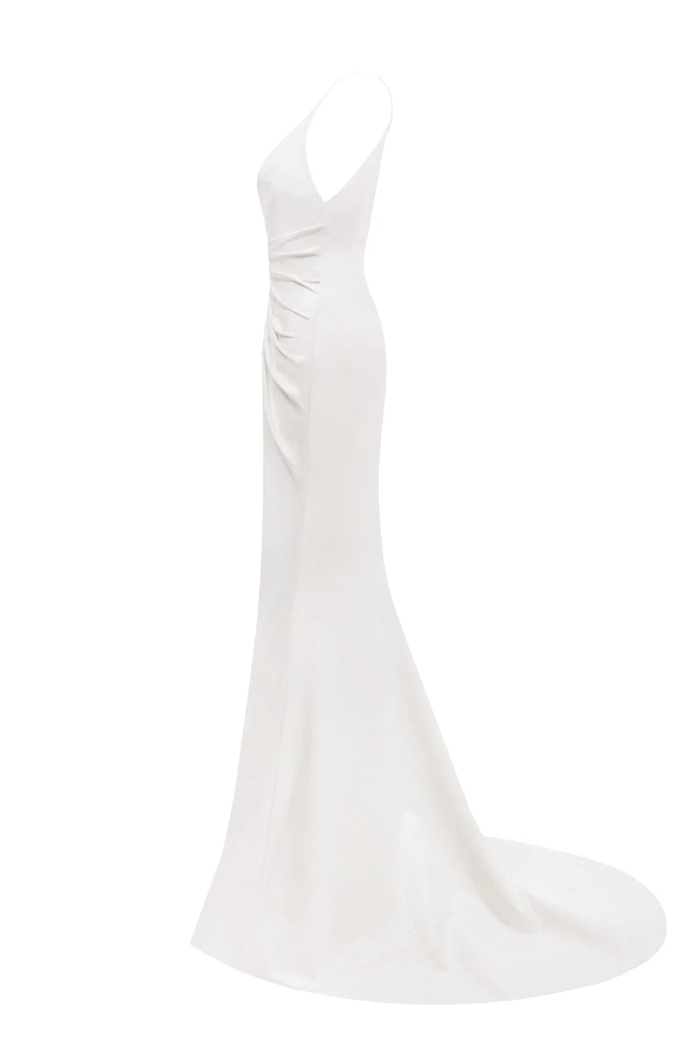 Chic mermaid maxi dress in white sold by Milla product image thumbnail 5