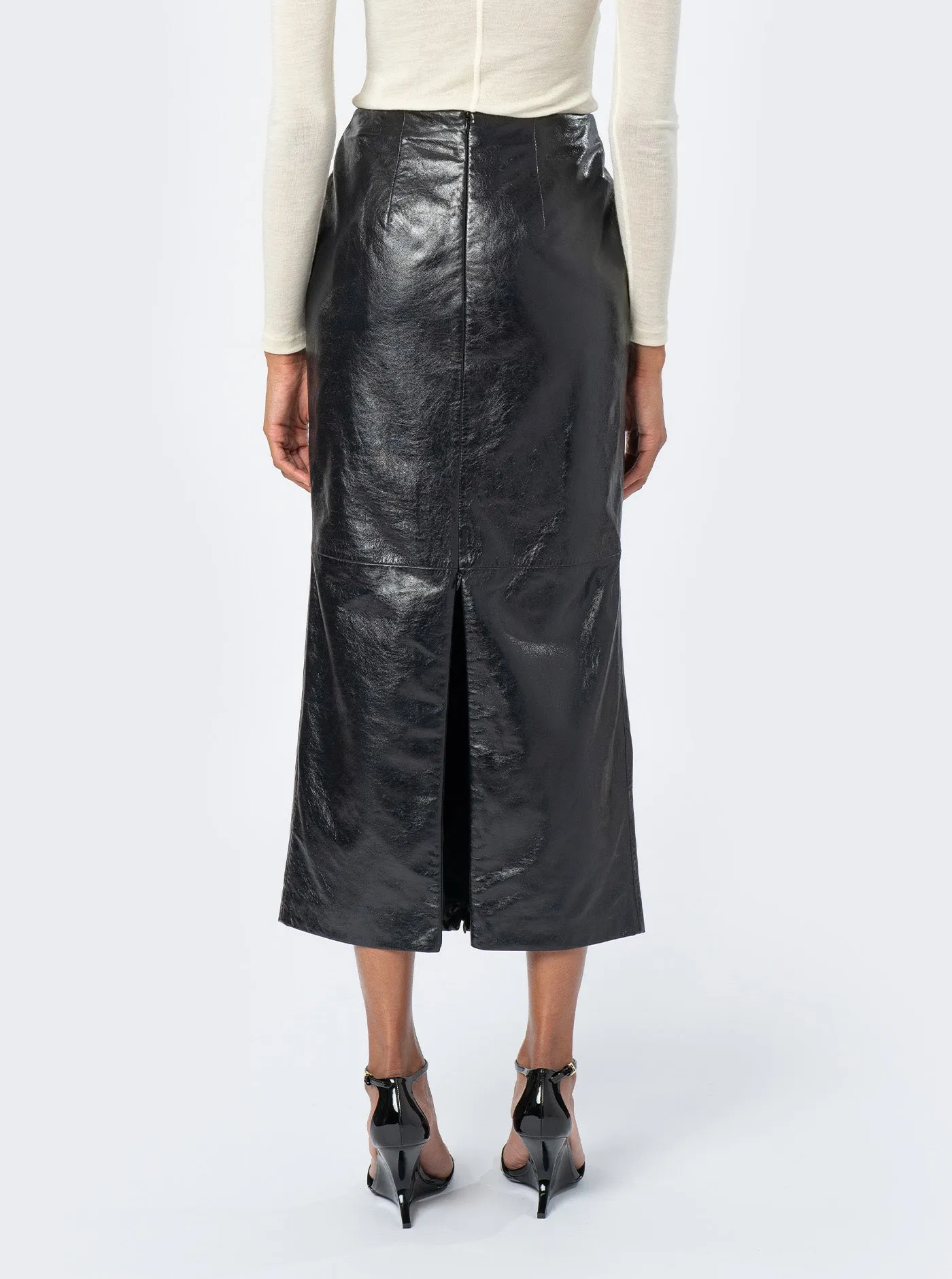 Alice Skirt Leather, Black sold by Maiden Name product image thumbnail 2
