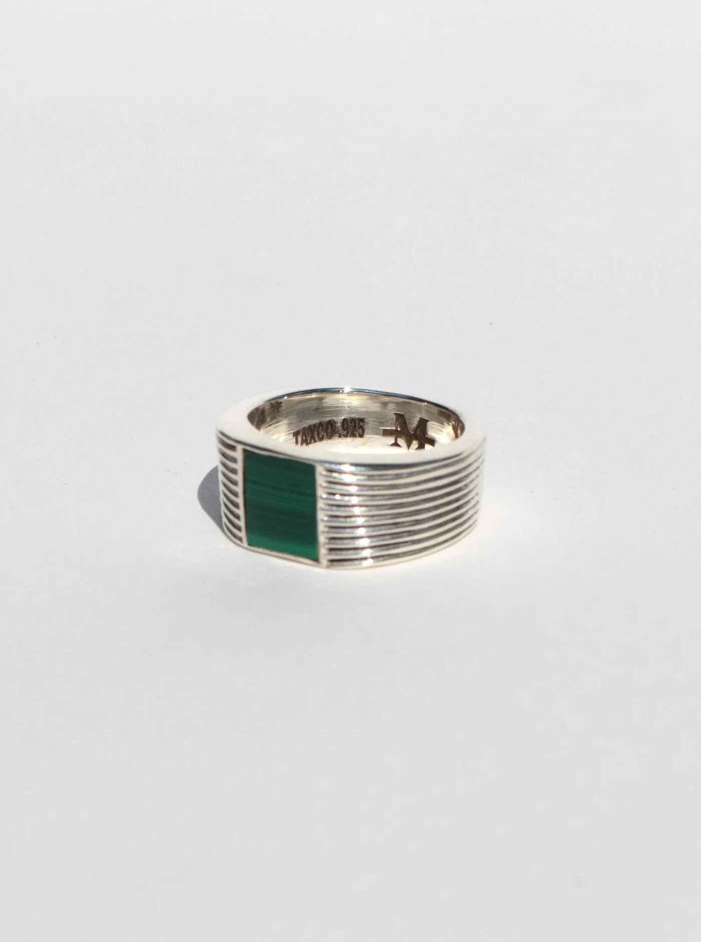 Dan Ring in Malachite sold by Maiden Name product image thumbnail 2