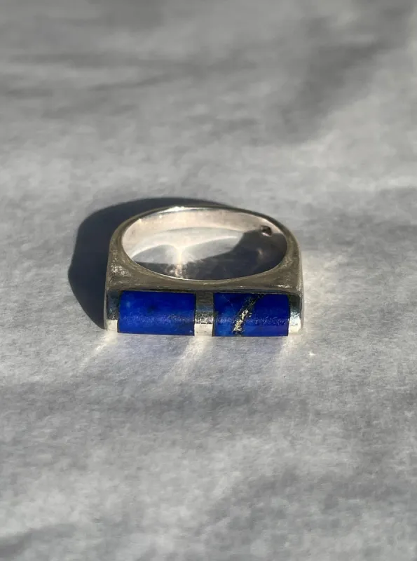 Lapis Lazuli Sterling Silver Ring sold by Maiden Name