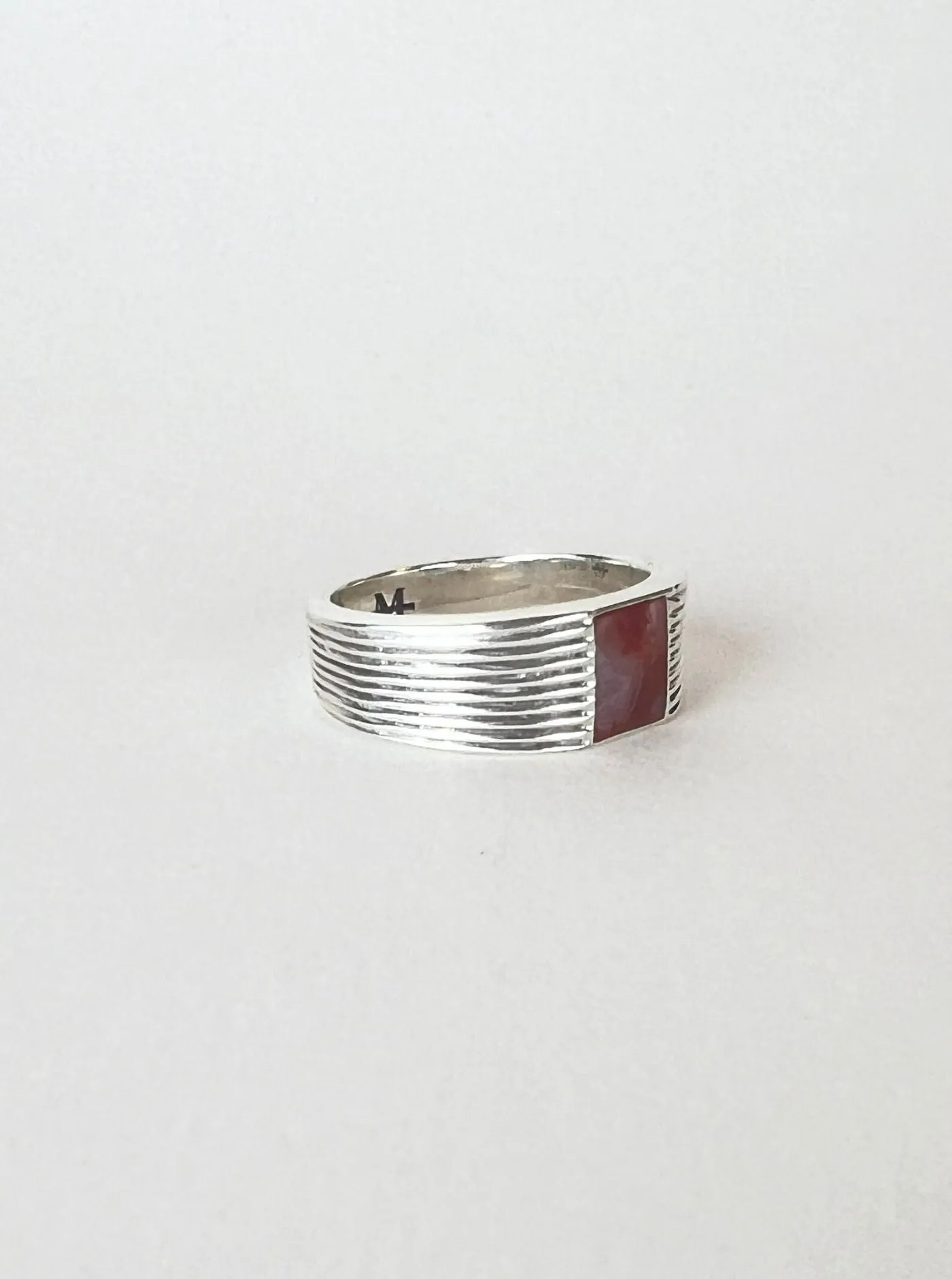 Dan Ring in Blood Agate, Sz. 10.75 sold by Maiden Name product image thumbnail 2