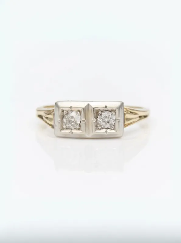 Art Deco Diamond and 14K Gold Ring sold by Maiden Name