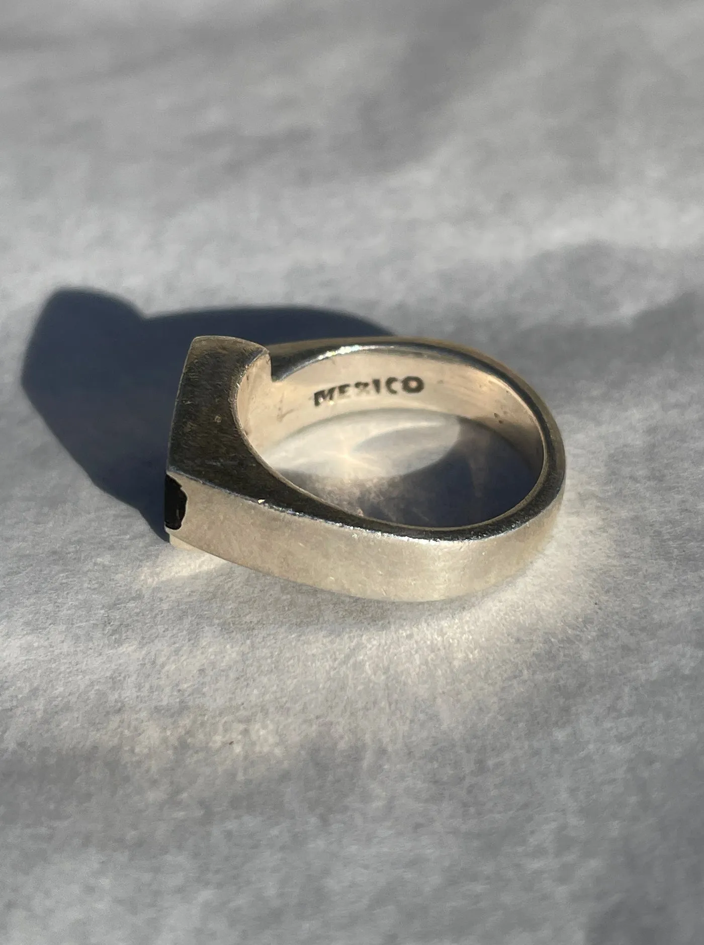 Stepped Onyx Silver Ring sold by Maiden Name product image thumbnail 3