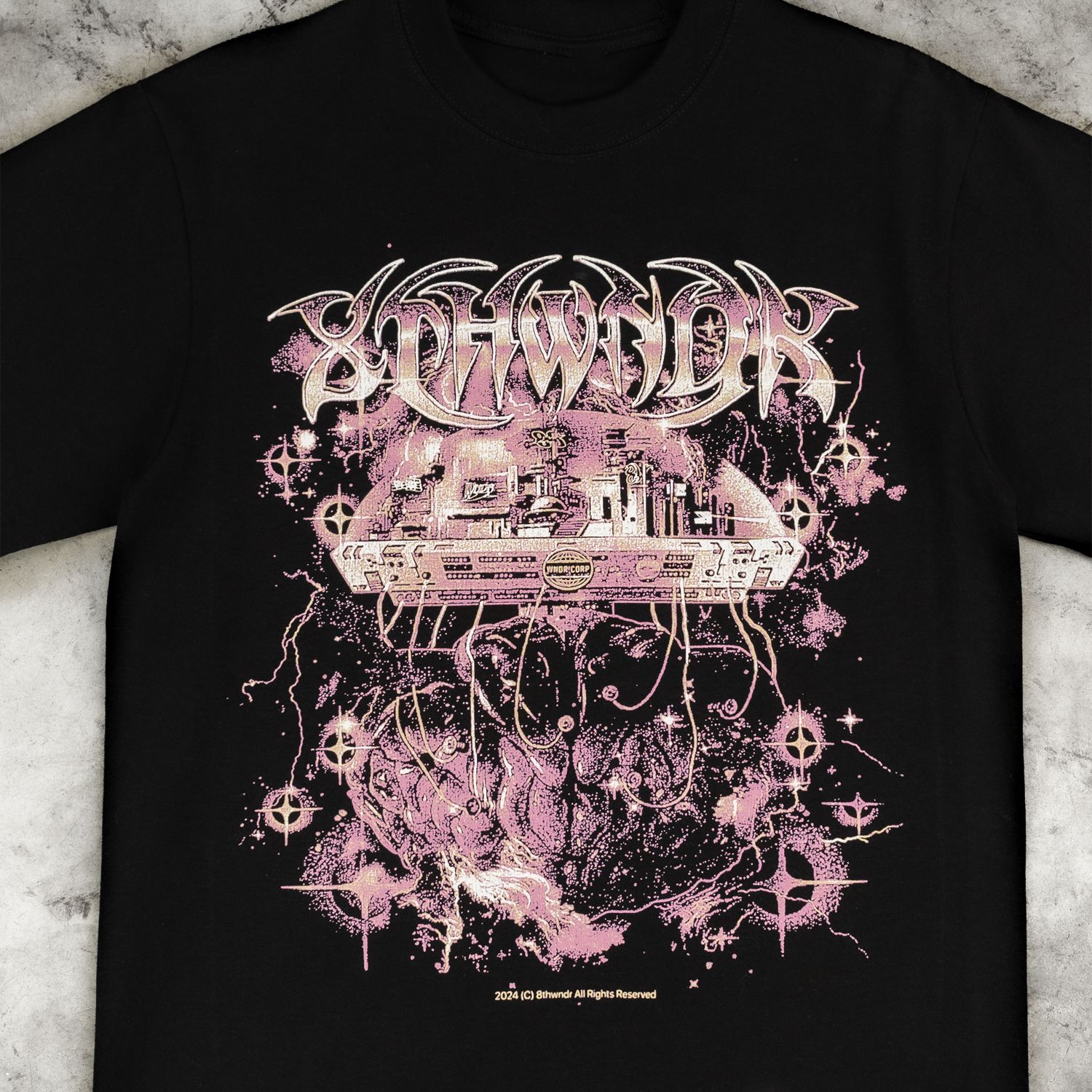 BRAIN TEE BLACK sold by 8thwndr product image thumbnail 4