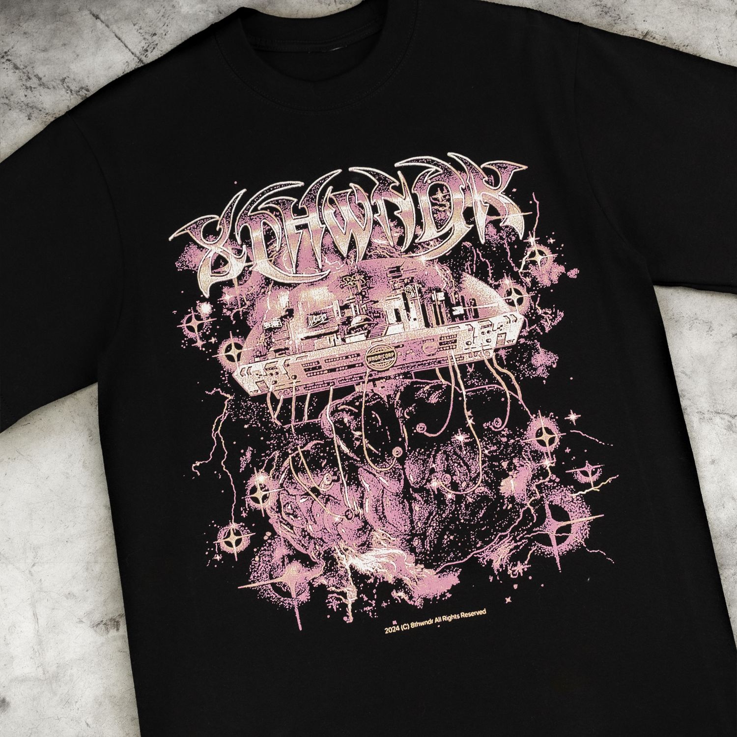 BRAIN TEE BLACK sold by 8thwndr product image thumbnail 3