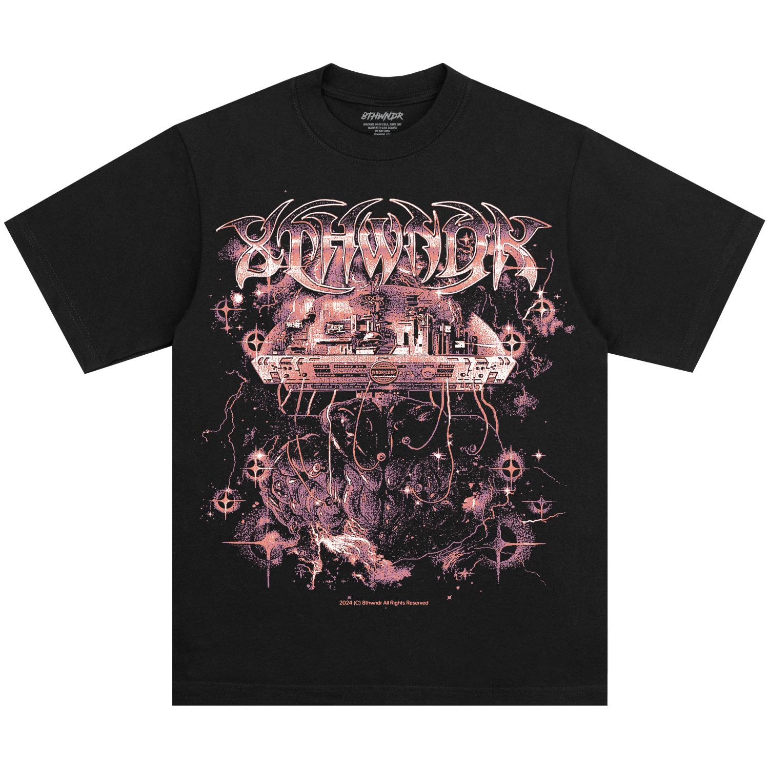 BRAIN TEE BLACK sold by 8thwndr