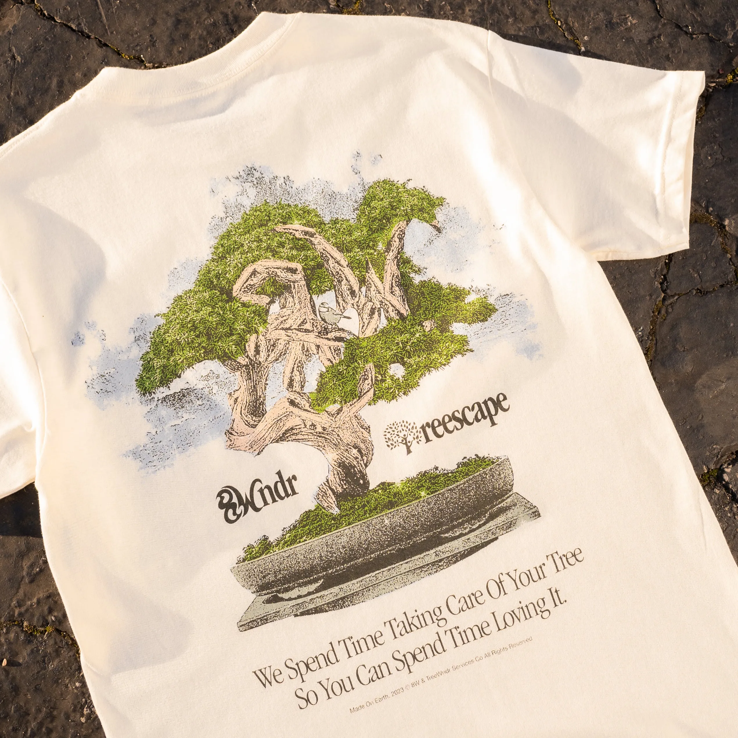 TREESCAPE TEE CREAM sold by 8thwndr product image thumbnail 5