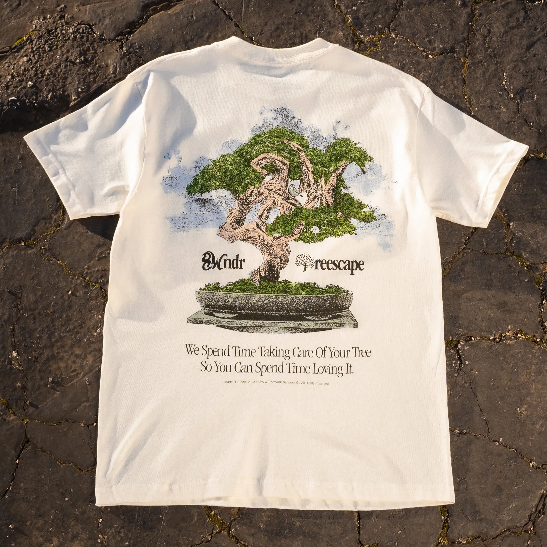TREESCAPE TEE CREAM sold by 8thwndr product image thumbnail 3