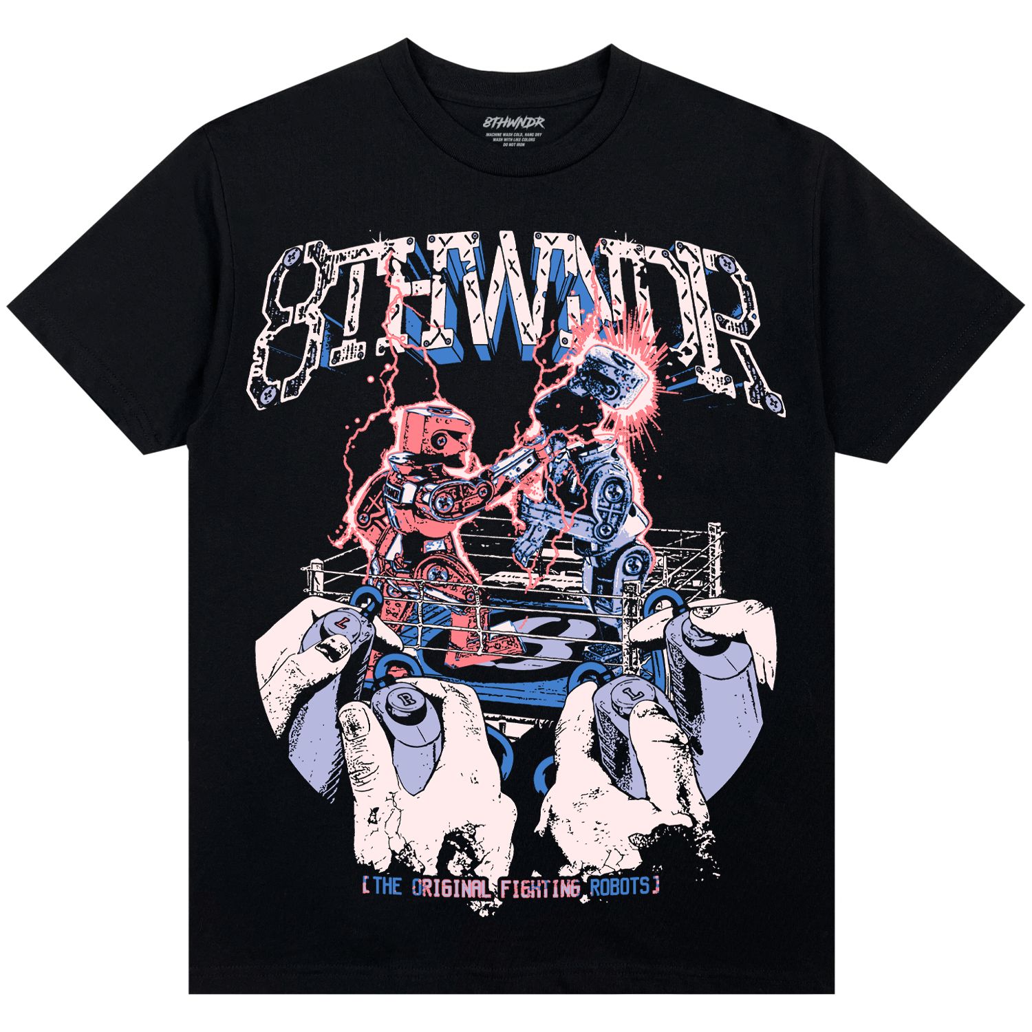 ROCKEM SOCKEM TEE BLACK sold by 8thwndr