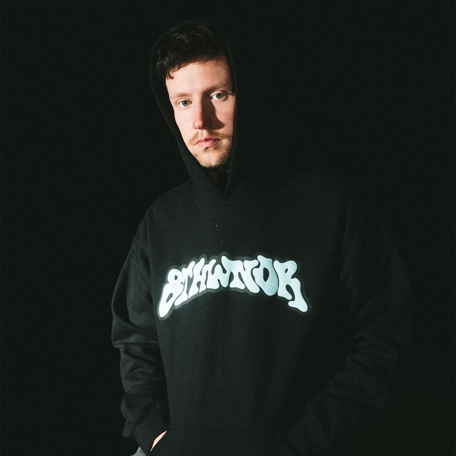 WAVE ARCH HOODIE BLACK sold by 8thwndr product image thumbnail 4