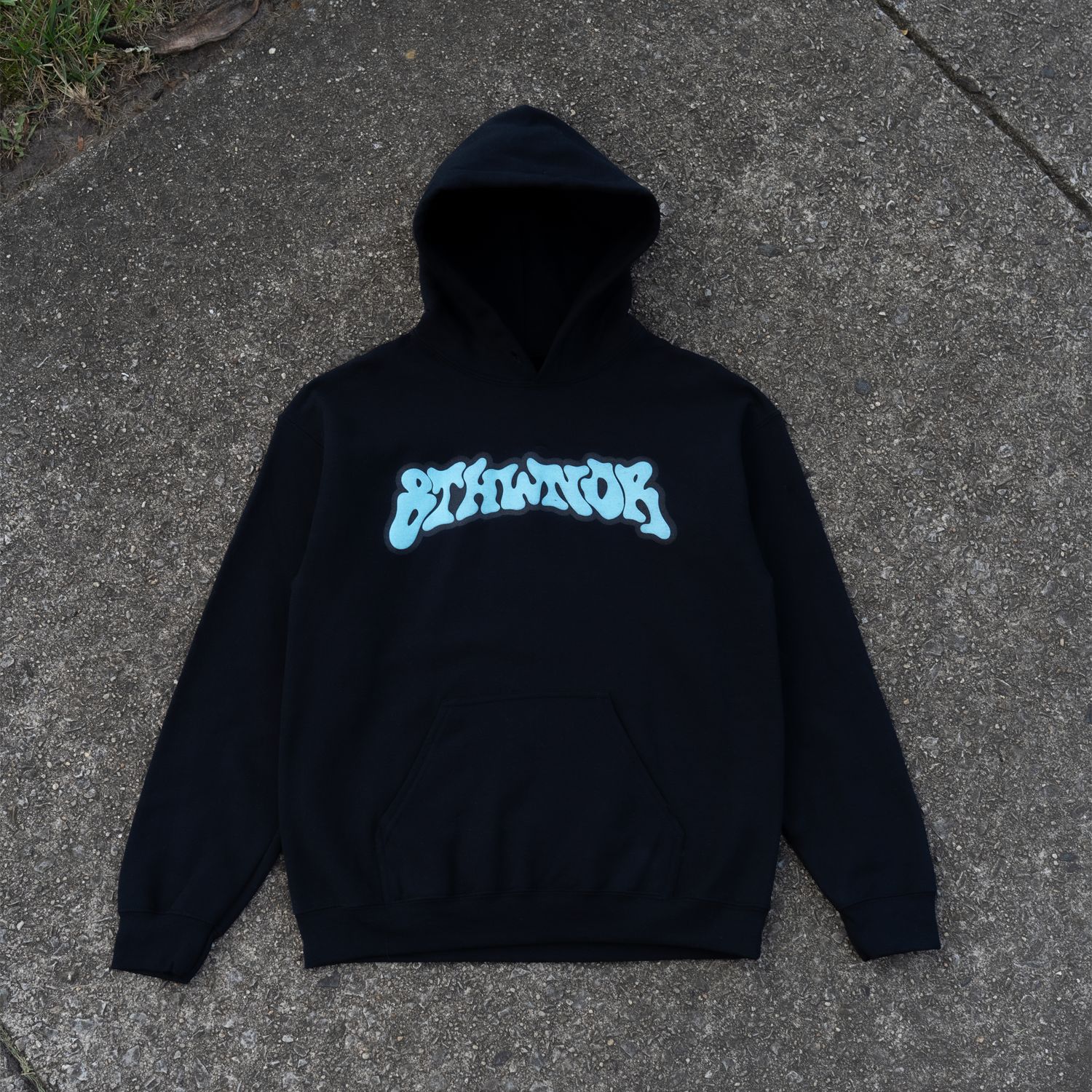 WAVE ARCH HOODIE BLACK sold by 8thwndr product image thumbnail 2