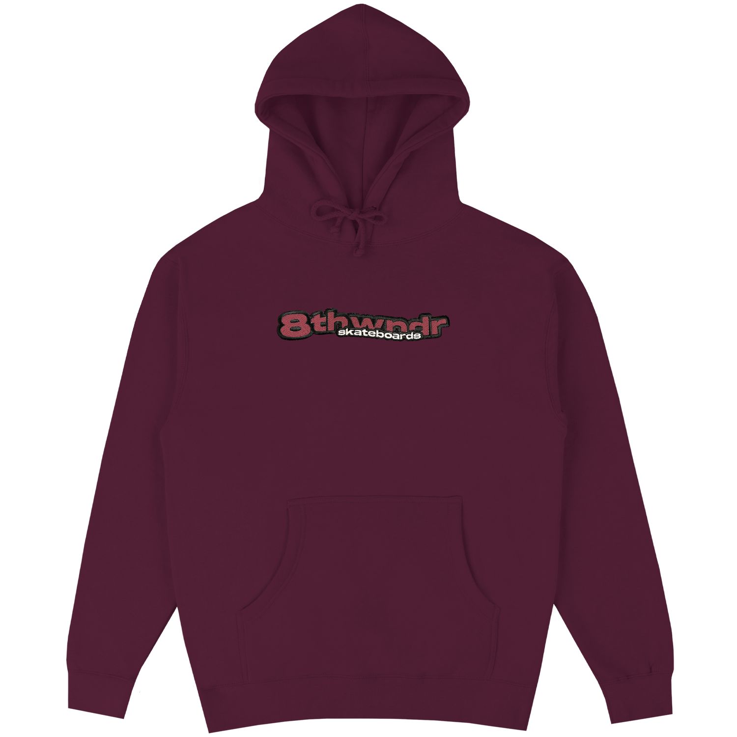 WAVE LOGO HOODIE MAROON sold by 8thwndr