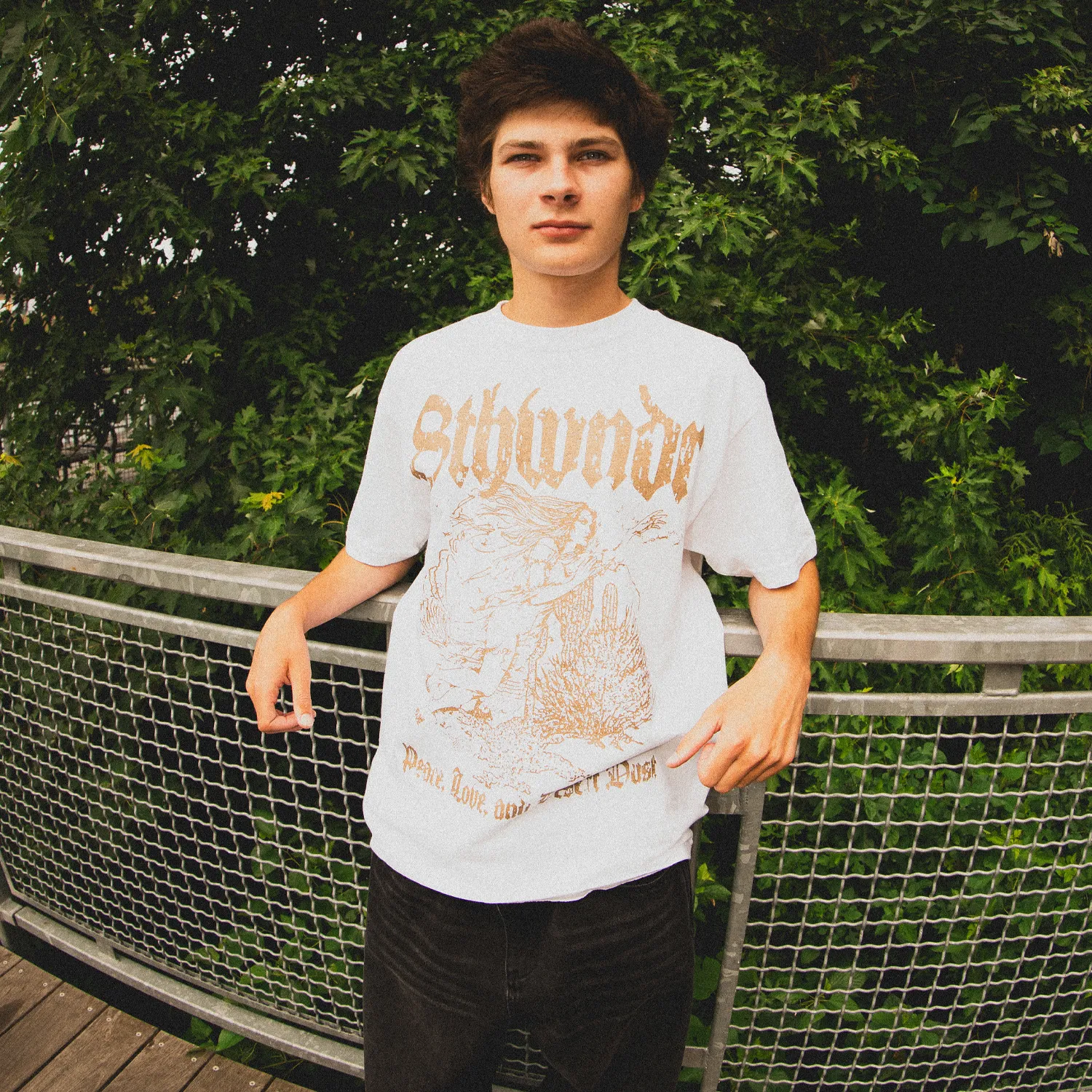 DESERT DUST TEE WHITE sold by 8thwndr product image thumbnail 4