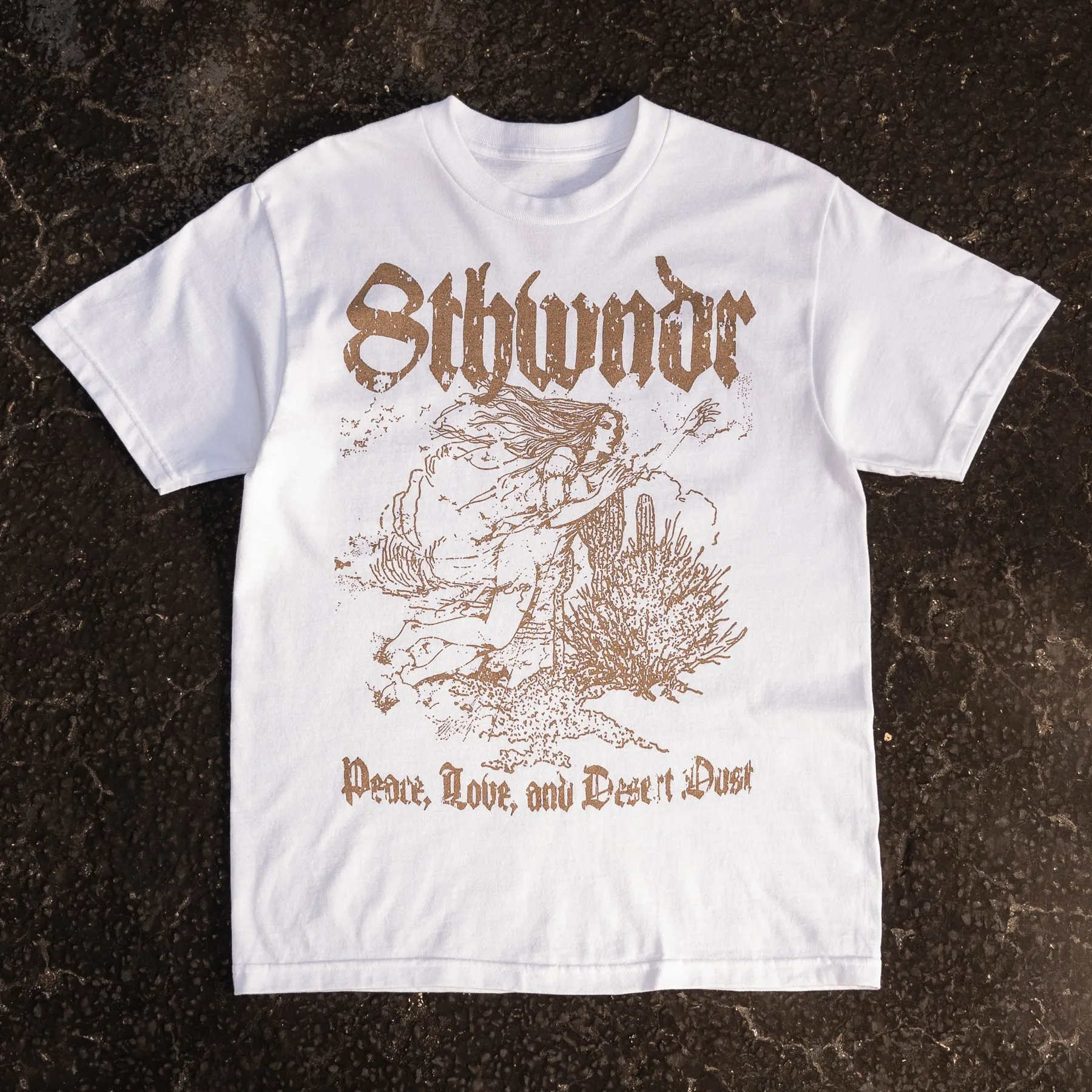 DESERT DUST TEE WHITE sold by 8thwndr product image thumbnail 2