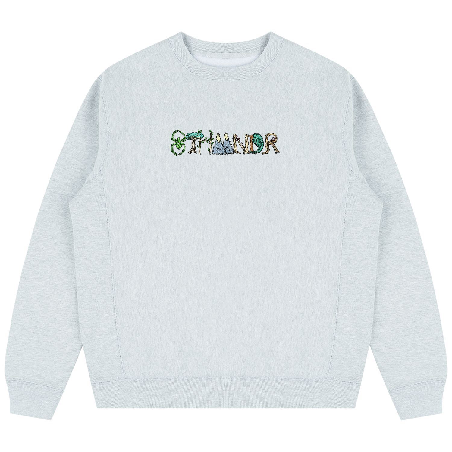 NATURE LOGO CREWNECK GREY sold by 8thwndr