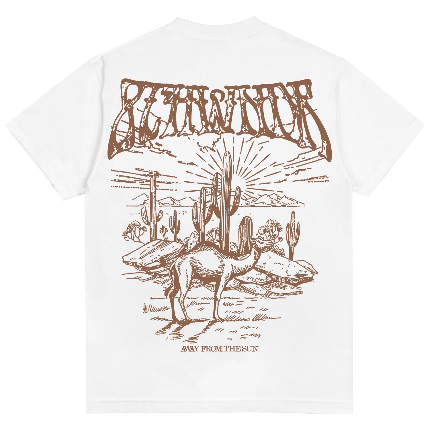 DESERT TEE WHITE sold by 8thwndr