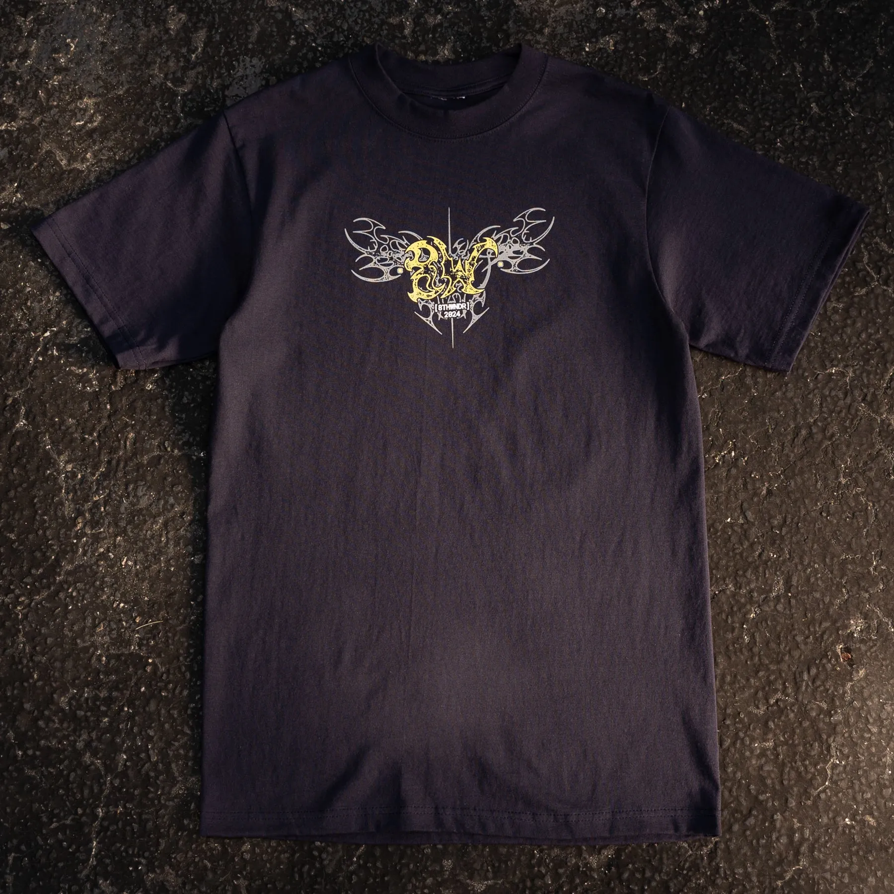 BLADE OF SORROW TEE NAVY sold by 8thwndr product image thumbnail 4