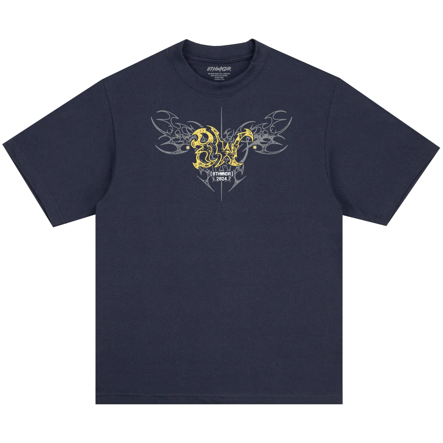 BLADE OF SORROW TEE NAVY sold by 8thwndr product image thumbnail 2