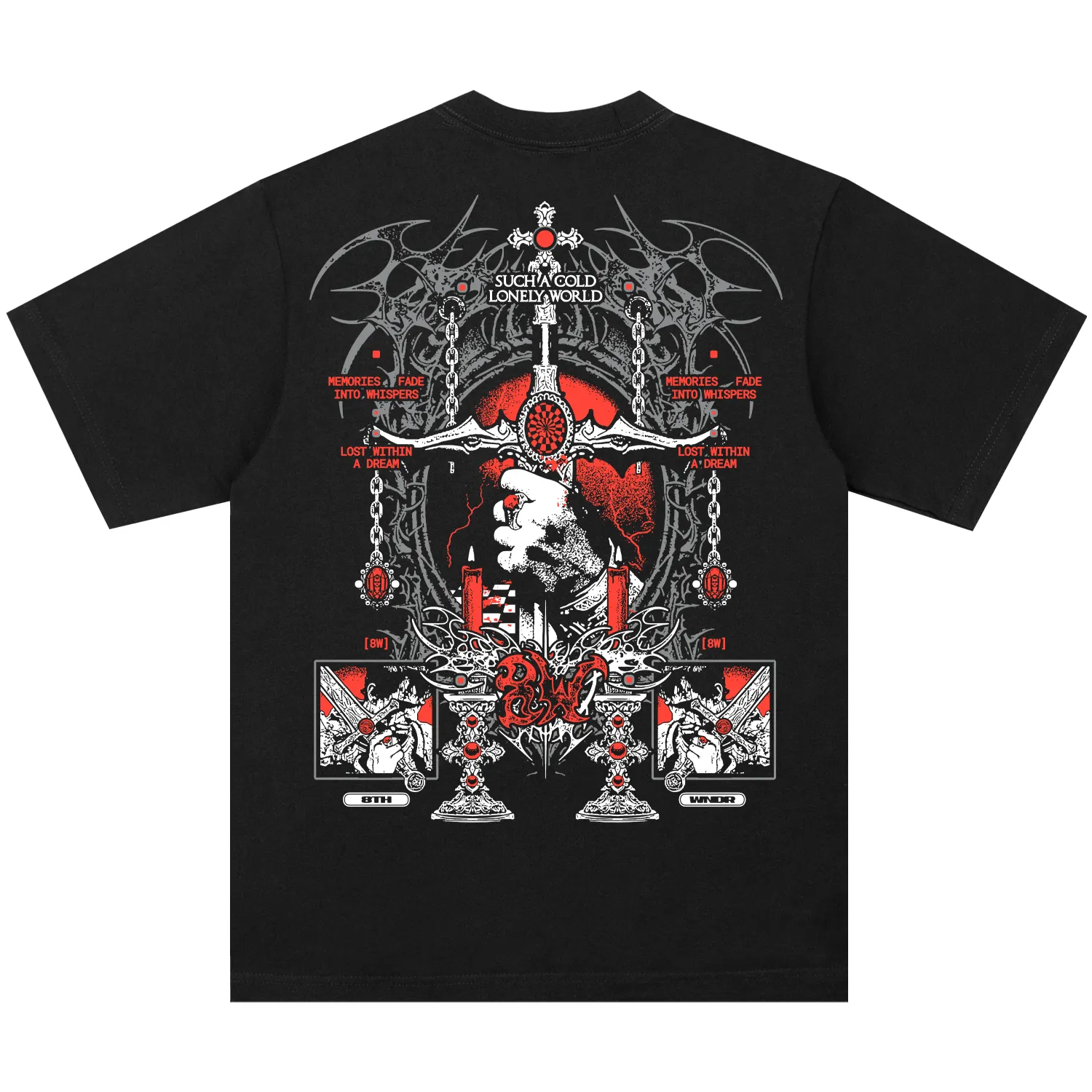 BLADE OF SORROW TEE BLACK sold by 8thwndr