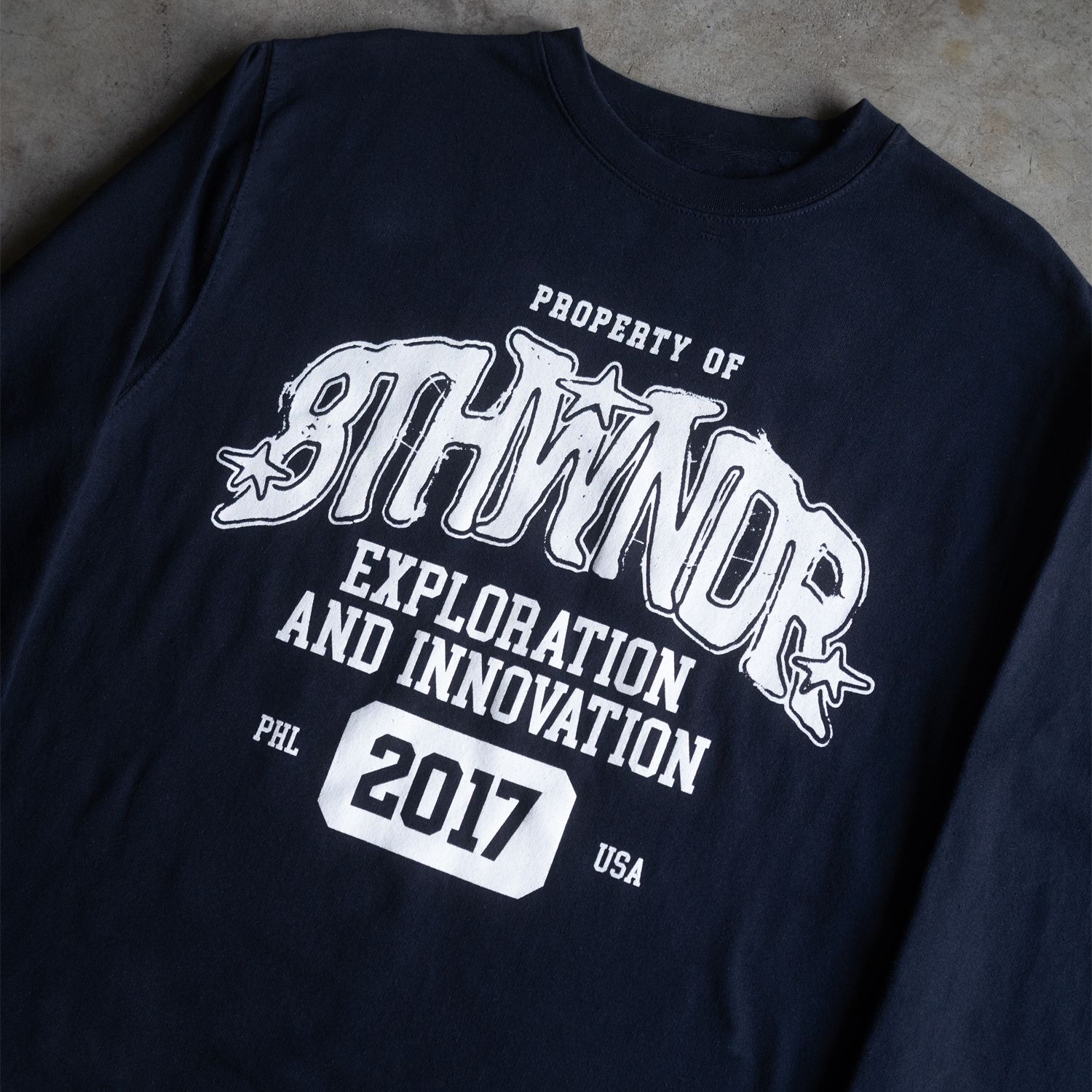 EXPLORATION CREWNECK NAVY sold by 8thwndr product image thumbnail 3