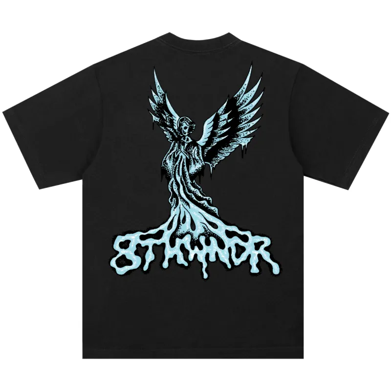 ICE ANGEL TEE BLACK sold by 8thwndr