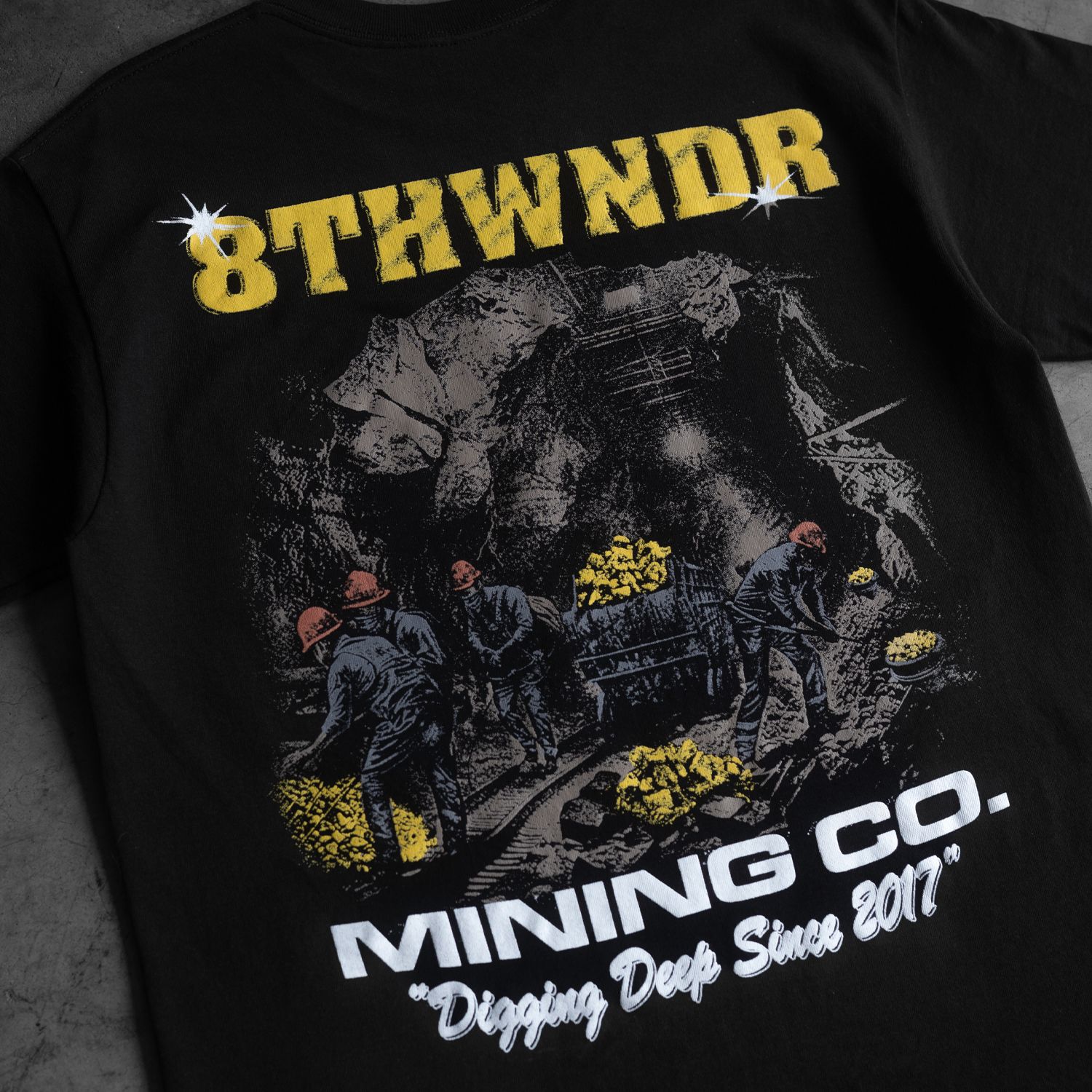 GOLD MINE TEE BLACK sold by 8thwndr product image thumbnail 5