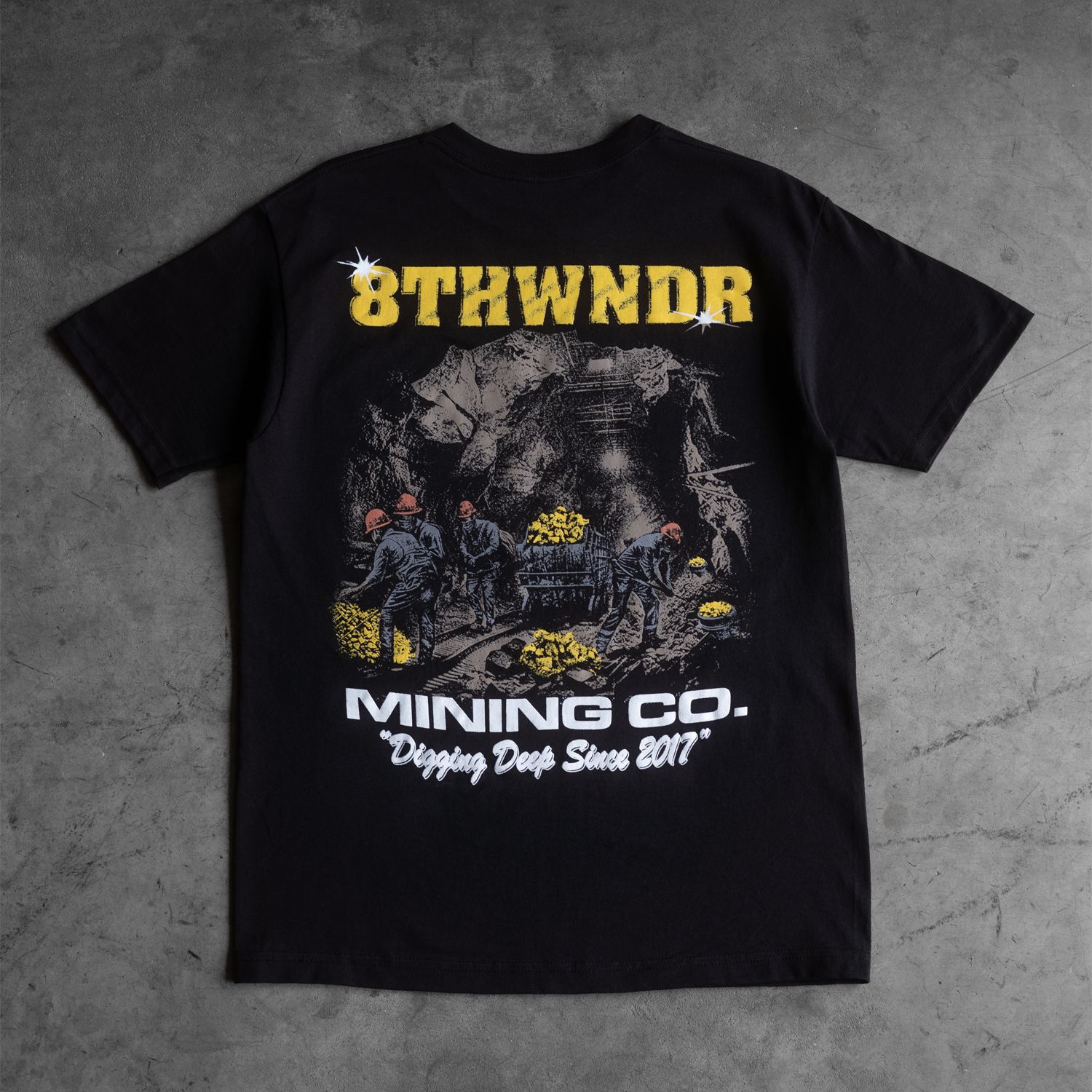 GOLD MINE TEE BLACK sold by 8thwndr product image thumbnail 3