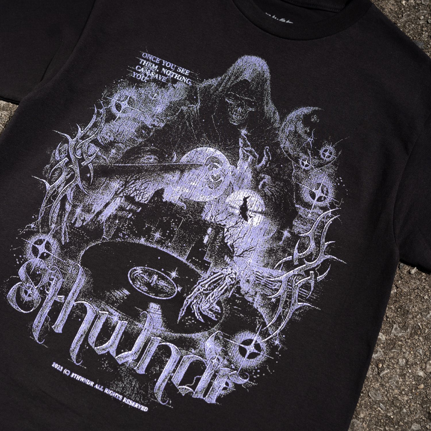 RECORD REAPER TEE BLACK sold by 8thwndr product image thumbnail 3